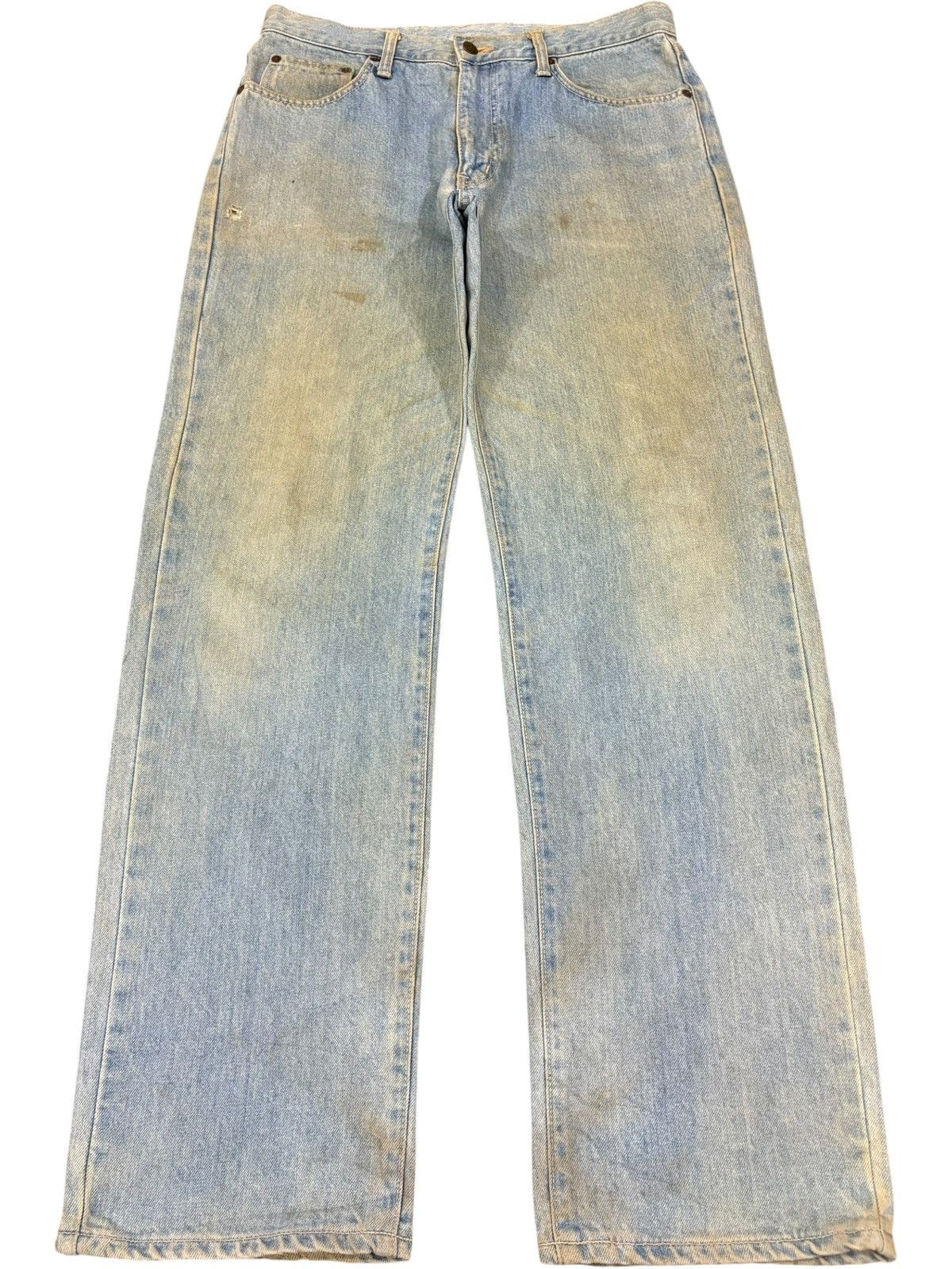 Edwin Vintage Edwin 1994 Mud Wash Distressed Loose Baggy Jeans Size US 34 / EU 50 - 1 Thumbnail