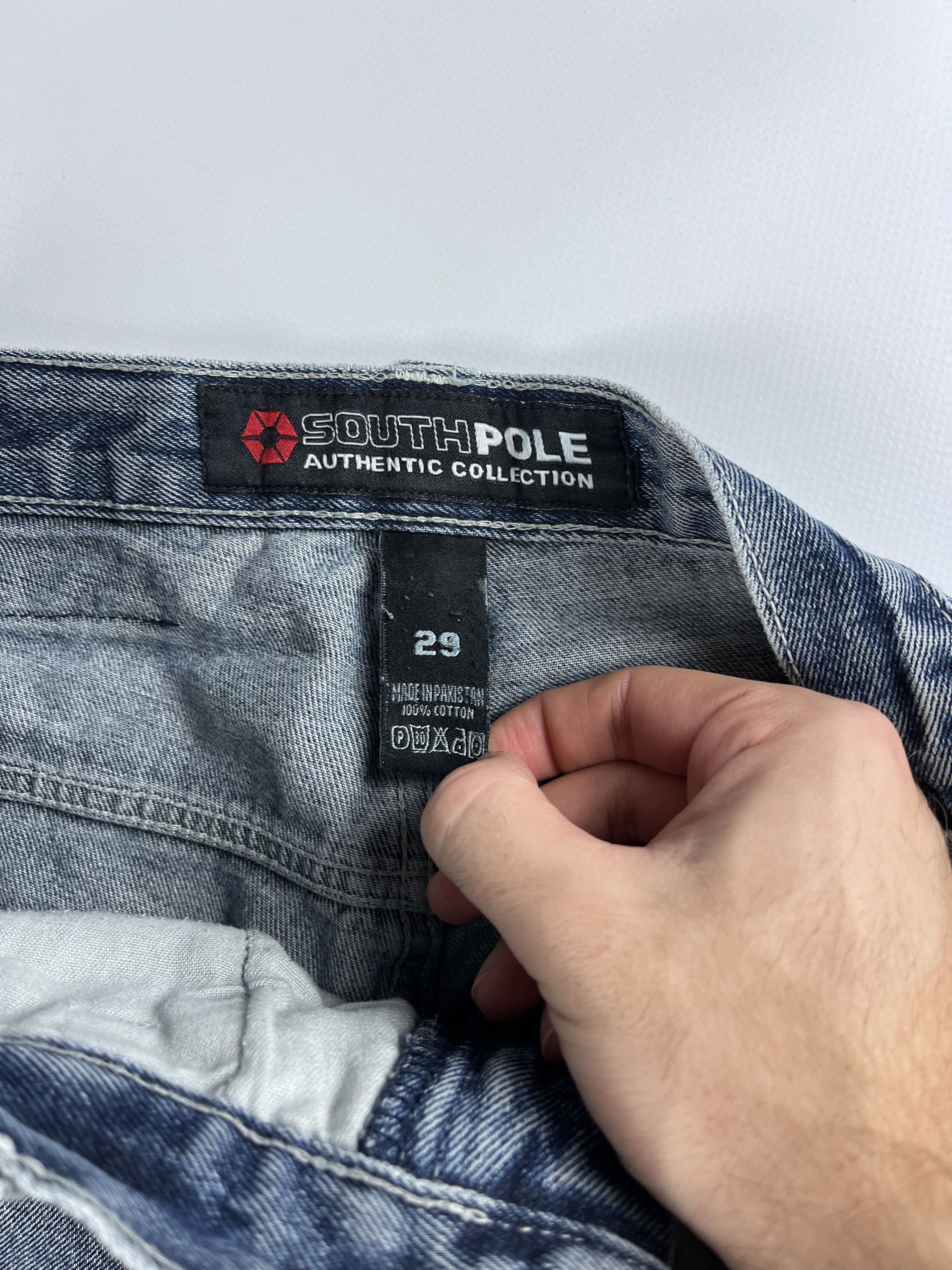 Southpole × Vintage SOUTHPOLE Baggy Vintage Faded Distressed Jean Size US 29 - 6 Thumbnail