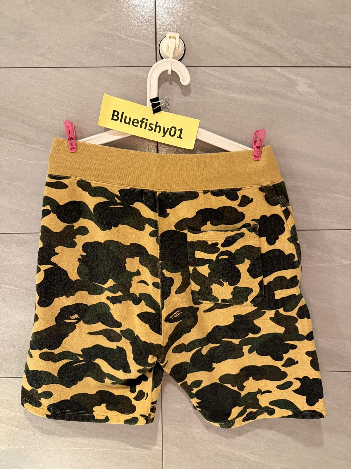 Bape Bape 1st Yellow Camo Shorts Asia Size L Size US 33 - 3 Thumbnail