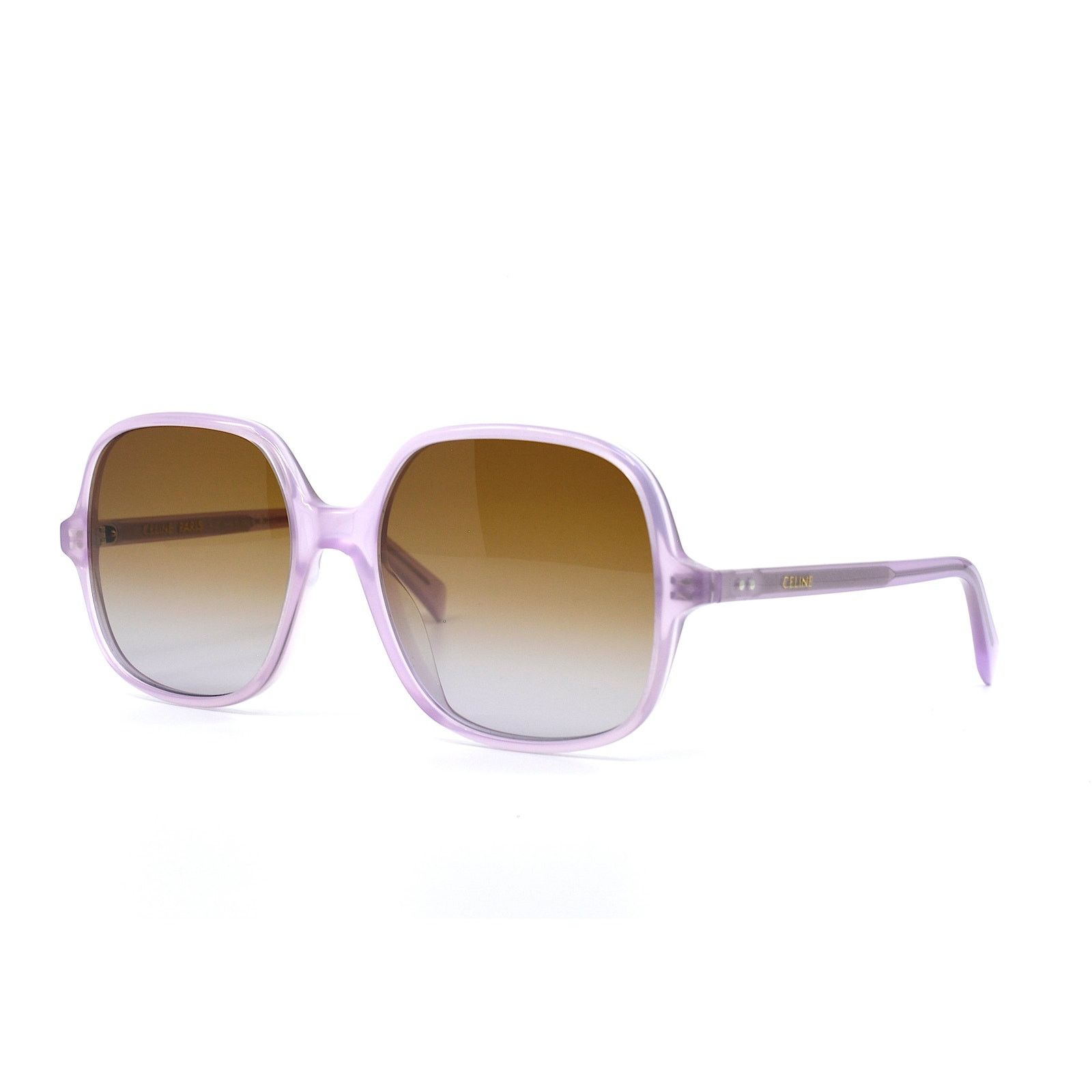Celine NEW CELINE CL40244U 78F OPAL LILAC BROWN GRADIENT SUNGLASSES Size ONE SIZE - 4 Thumbnail