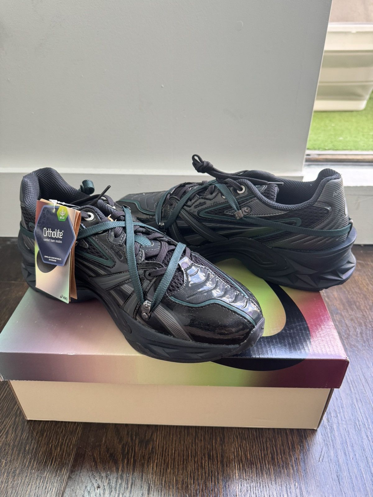 Andersson Bell × Asics Protoblast sneaker black/graphite grey Size US 9 / EU 42 - 1 Thumbnail