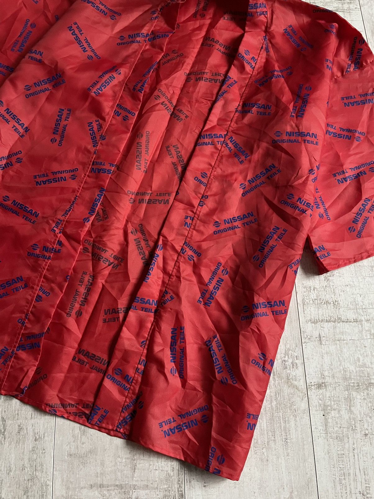 Japanese Brand × Vintage 90’s Nissan Vintage Racing Raincoat Japan Style Monogram Size US XXL / EU 58 / 5 - 4 Thumbnail