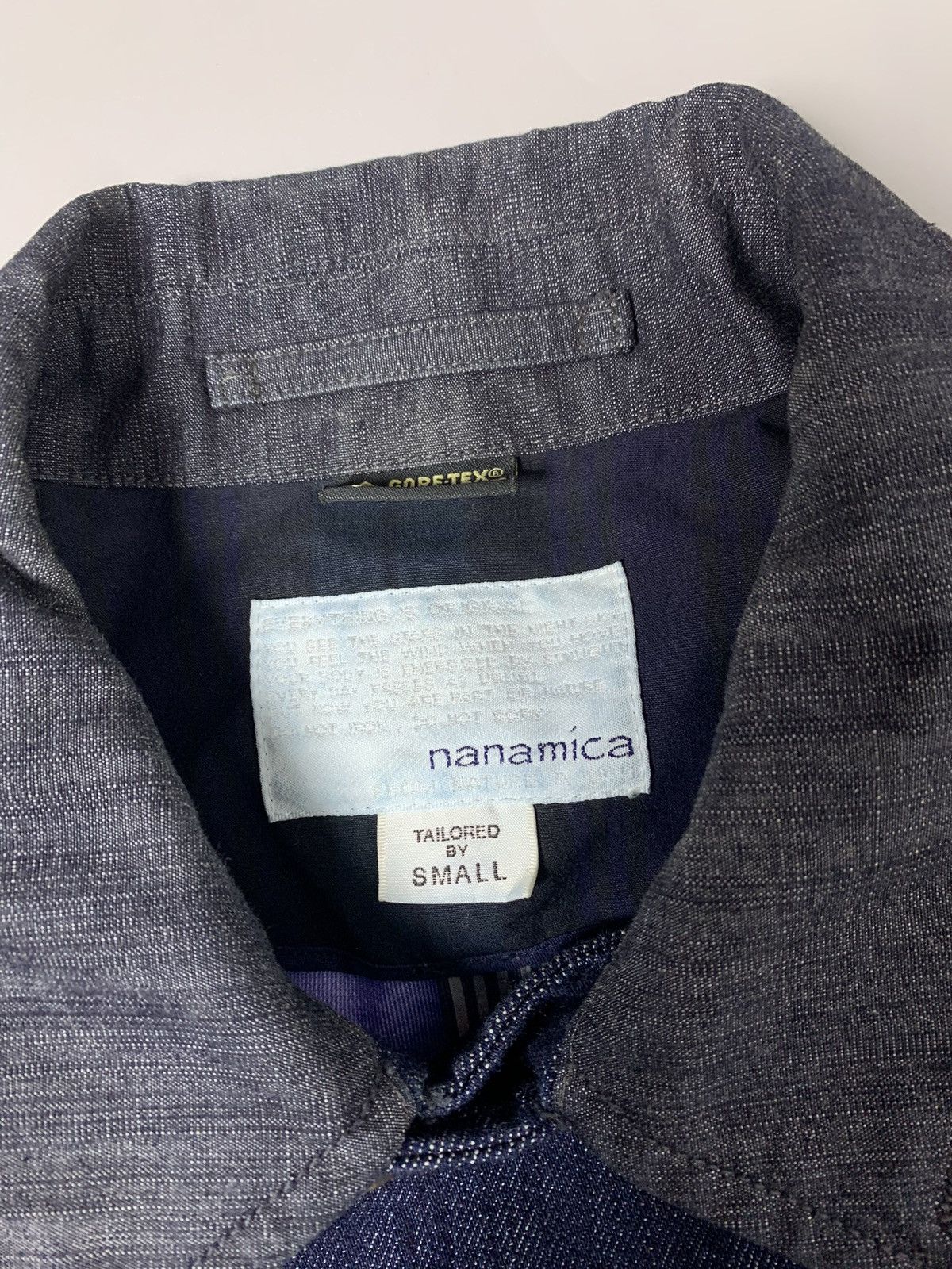 Nanamica NANAMICA GORE-TEX DENIM PARKA Size US S / EU 44-46 / 1 - 5 Thumbnail