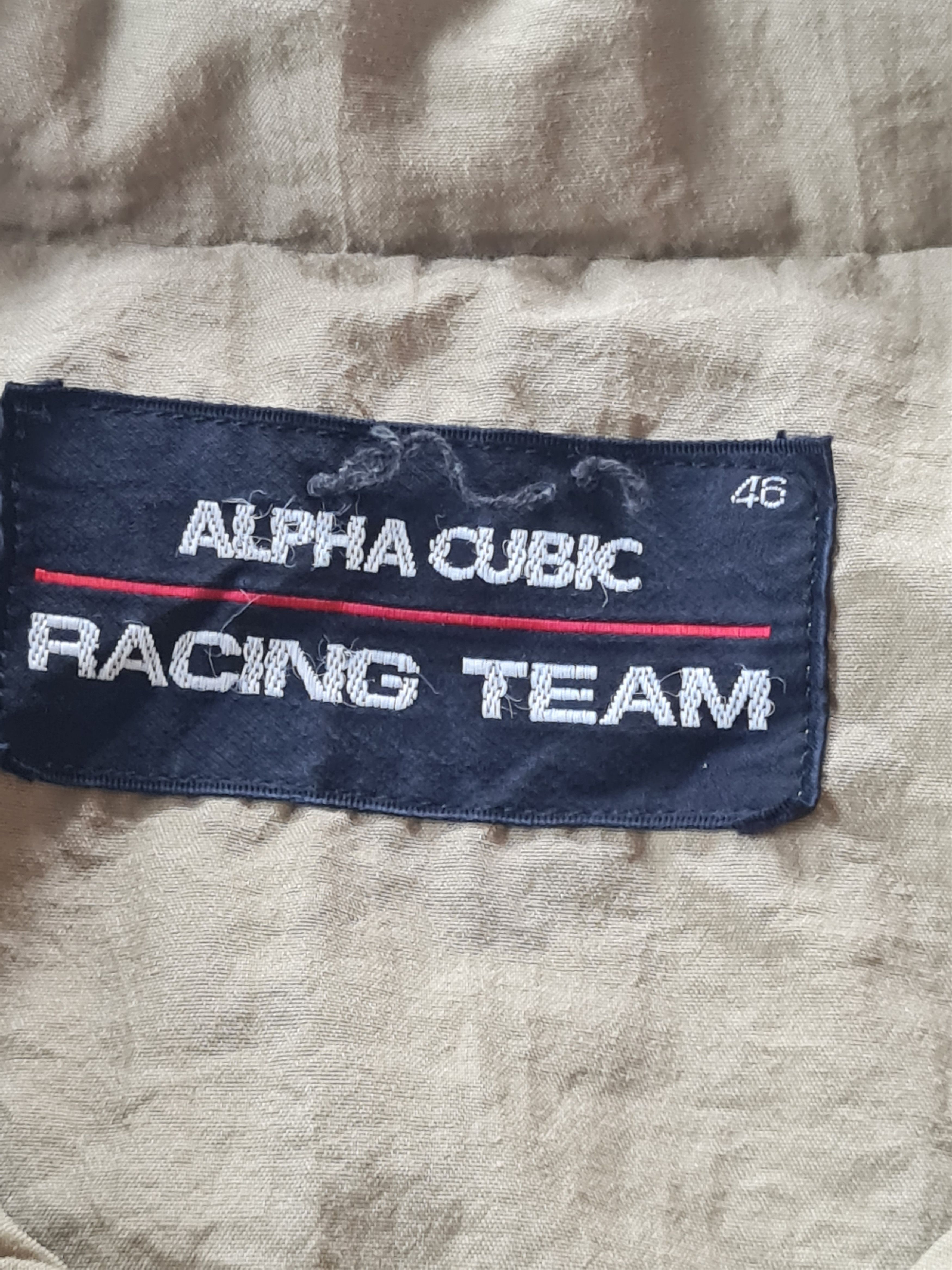 Vintage Vintage 80s Alpha Cubic Racing Team Bomber Jacket Size US L / EU 52-54 / 3 - 13 Thumbnail