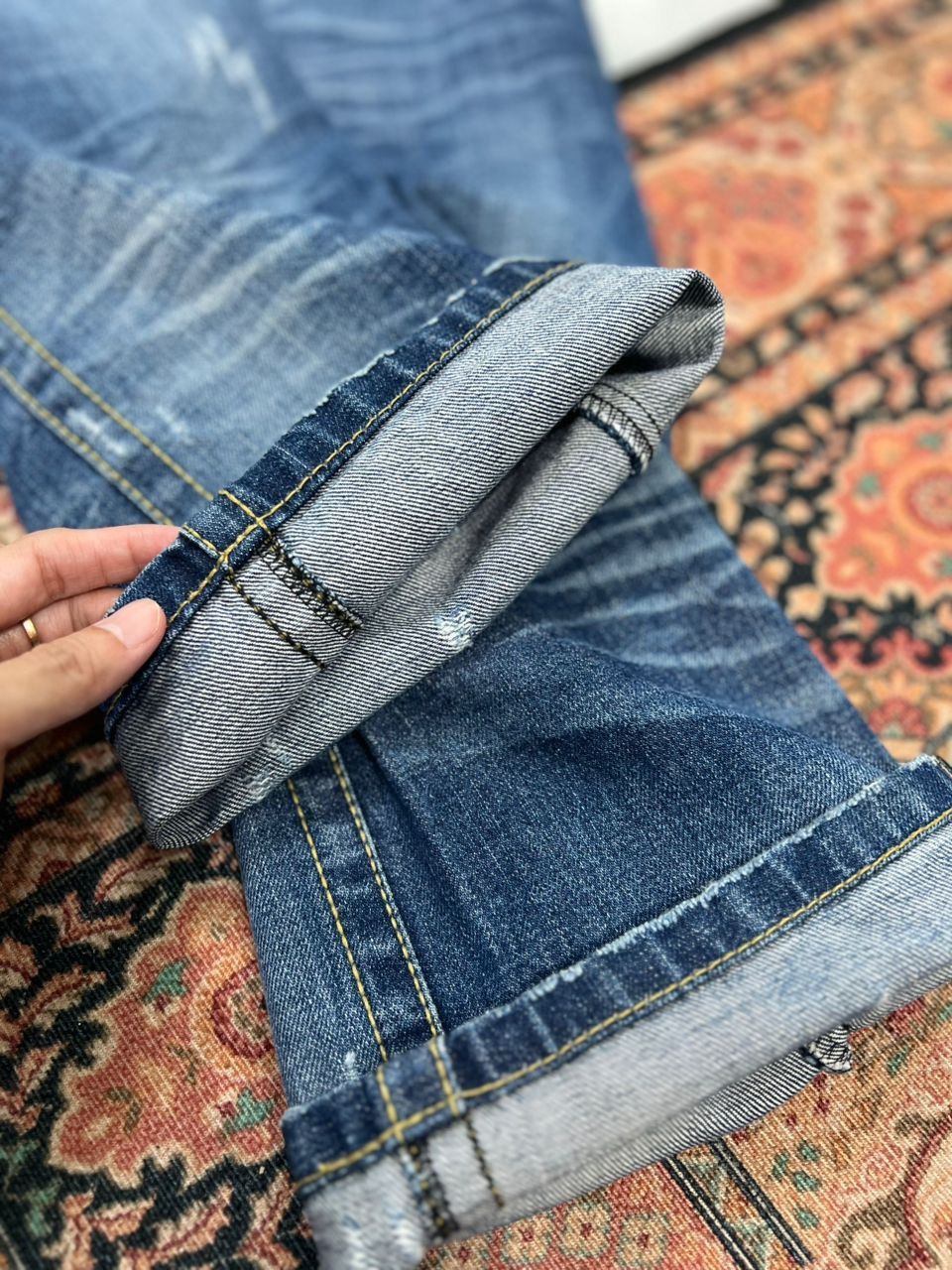If Six Was Nine × Japanese Brand Rare 🔥 Yoshitomo Nara x Lolita Jeans Size US 35 - 10 Thumbnail