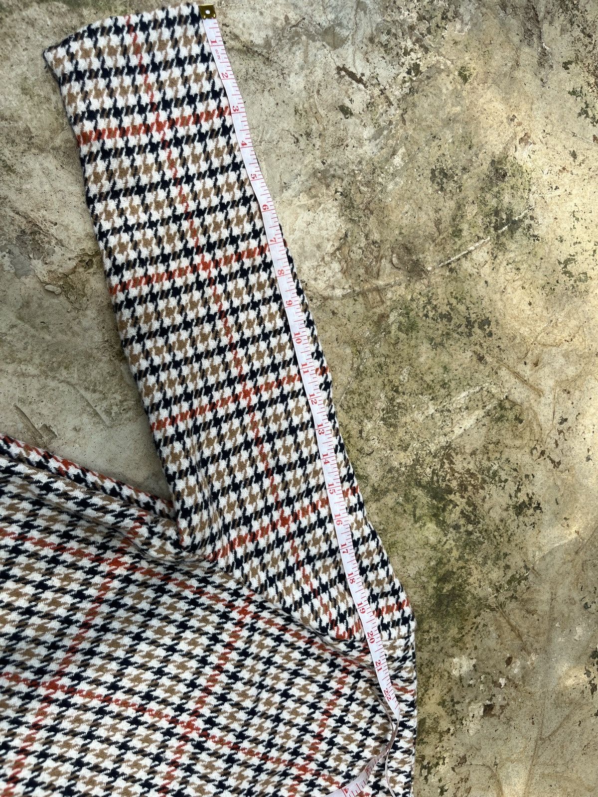 Vintage 💥Vintage gingham Wool Long Jackets Size M / US 6-8 / IT 42-44 - 13 Thumbnail