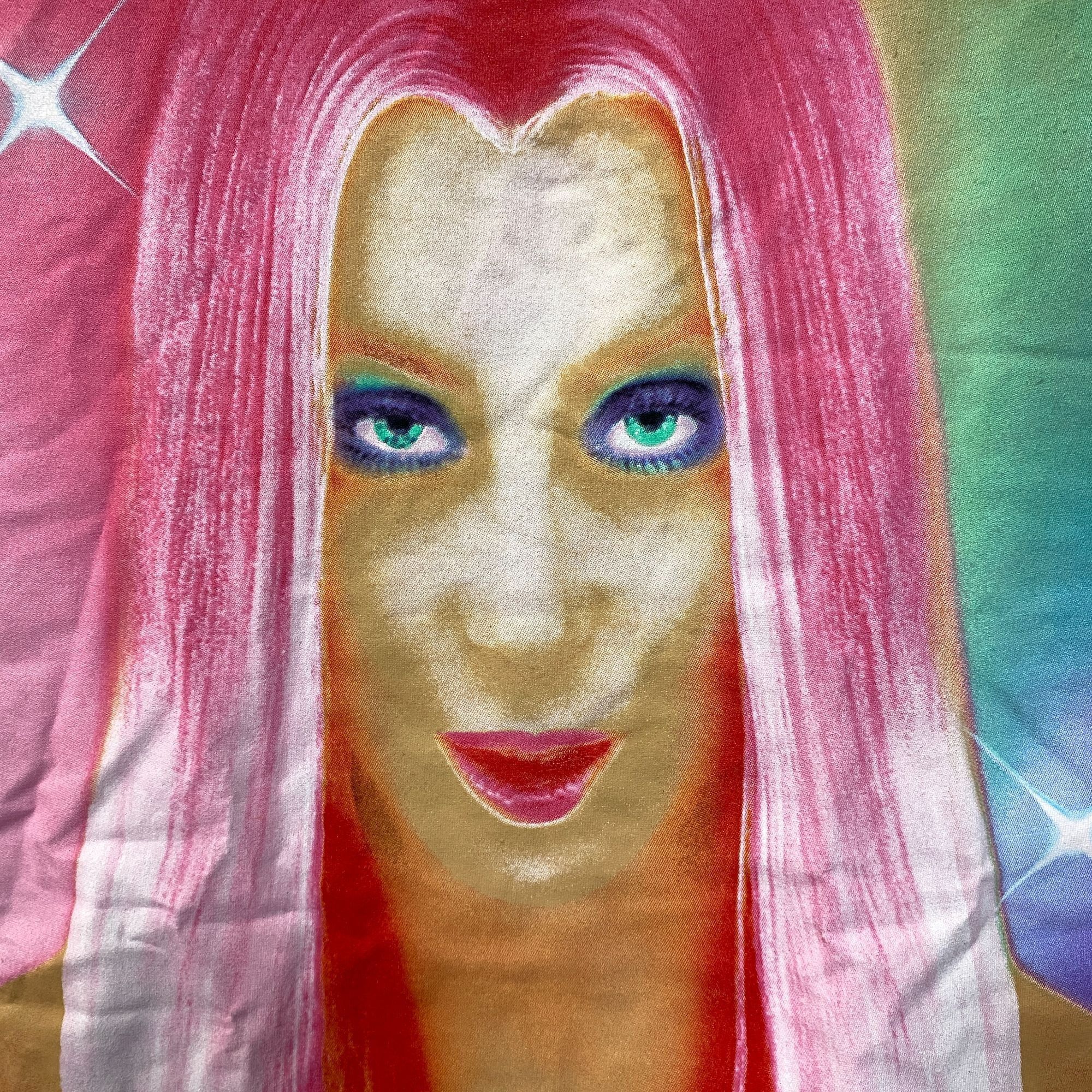 Band Tees Cher Rock & Pop Pink Tie Dye Oversized T-Shirt Medium Size US M / EU 48-50 / 2 - 4 Thumbnail