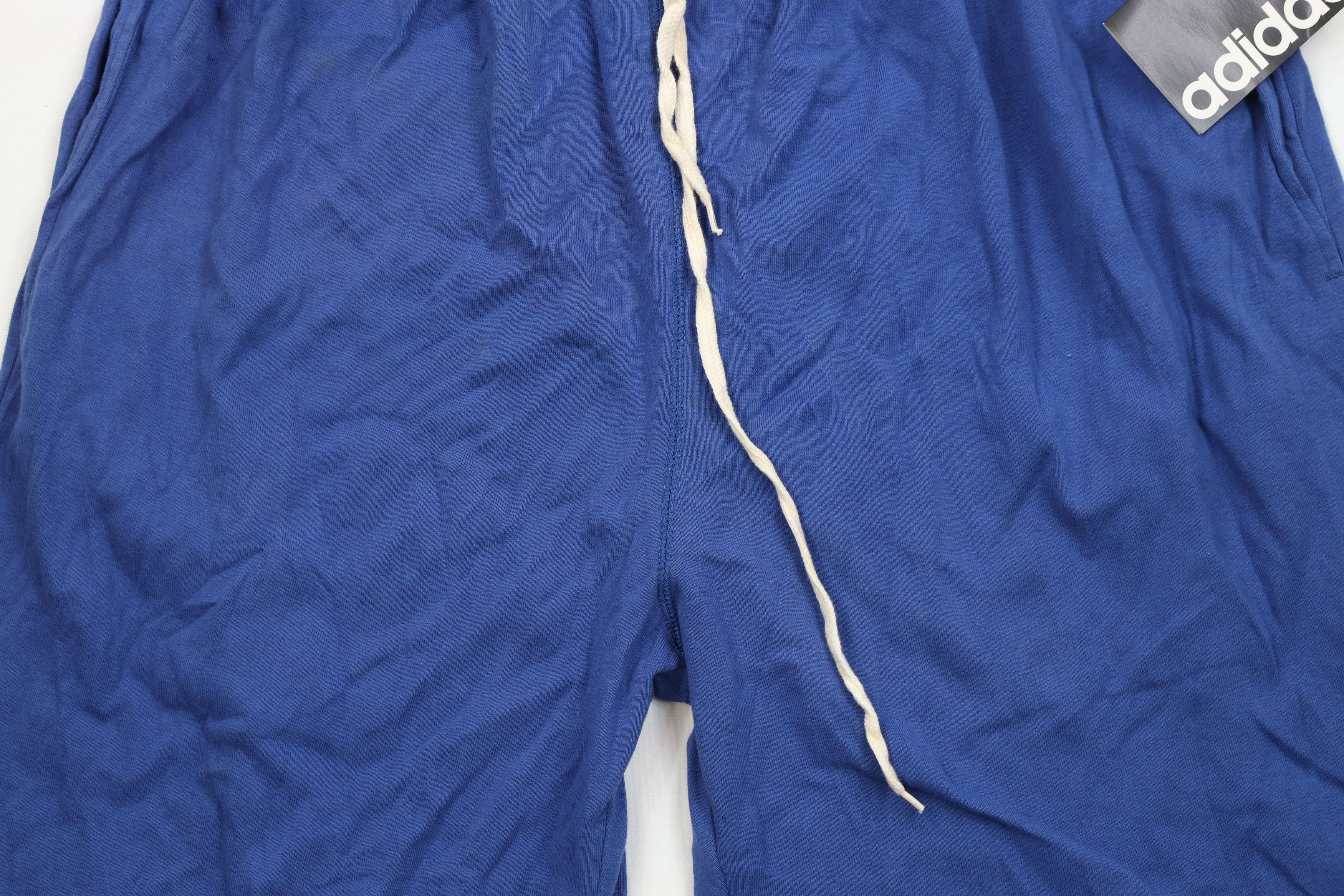 Adidas Deadstock Vintage 90s Adidas Striped Above Knee Shorts Blue Size US 36 / EU 52 - 3 Thumbnail