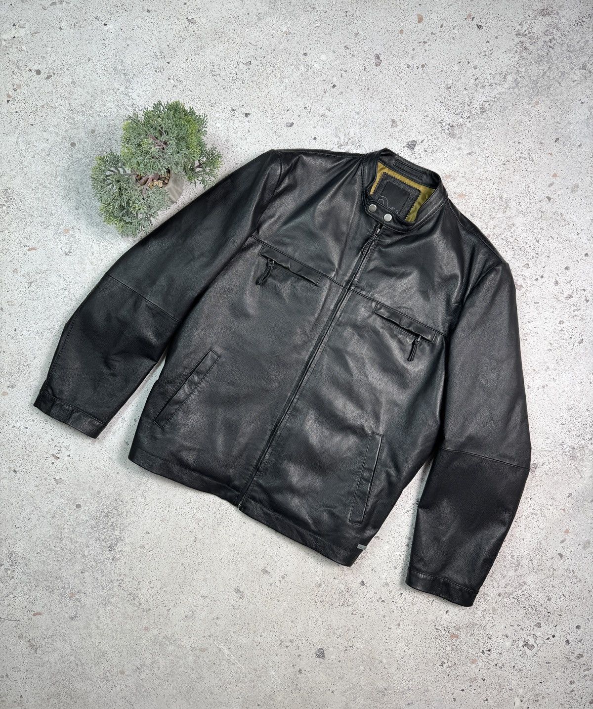 Leather Leather Jacket Pierre Cardin Vintage Pierre Cardin Black Leather Jacket Biker Moto Grailed