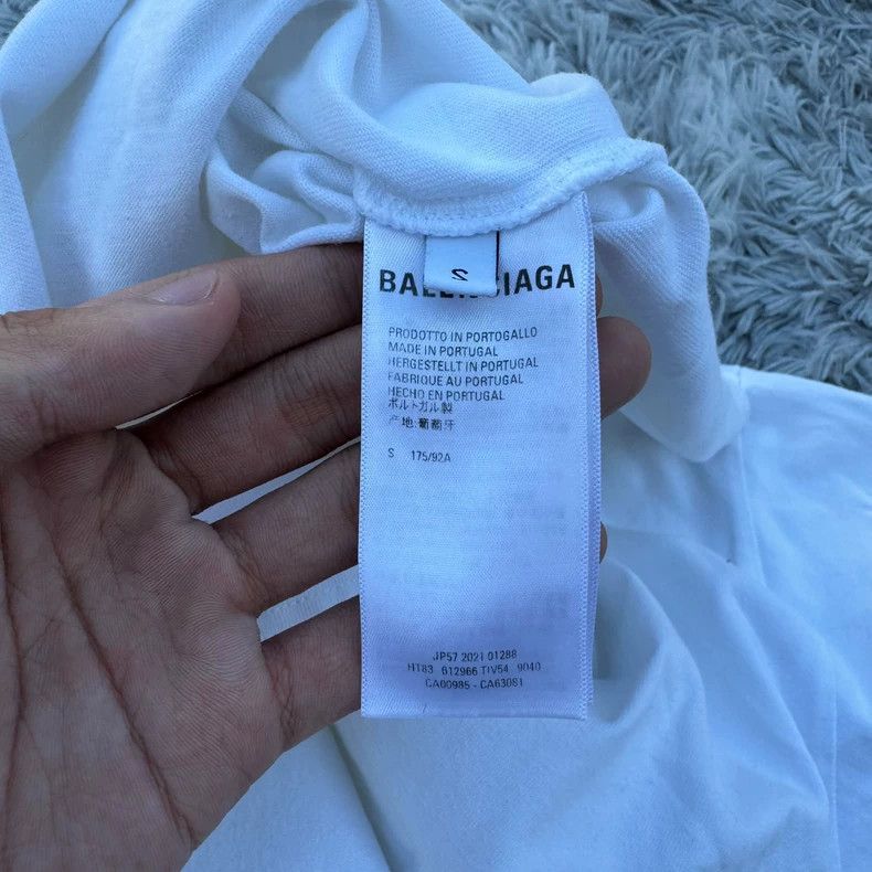 Balenciaga Balenciaga Letter short sleeve 2502-Nextarrow Size US S / EU 44-46 / 1 - 6 Thumbnail