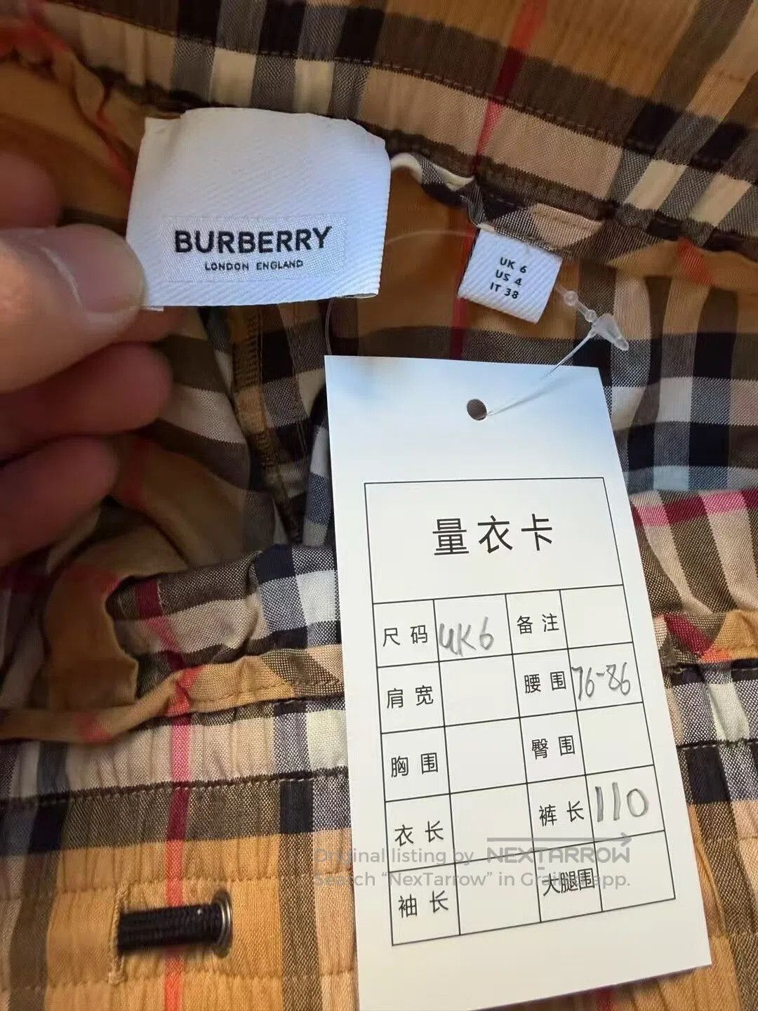 Burberry Burberry Check Trousers UK6. Size 33" - 3 Thumbnail