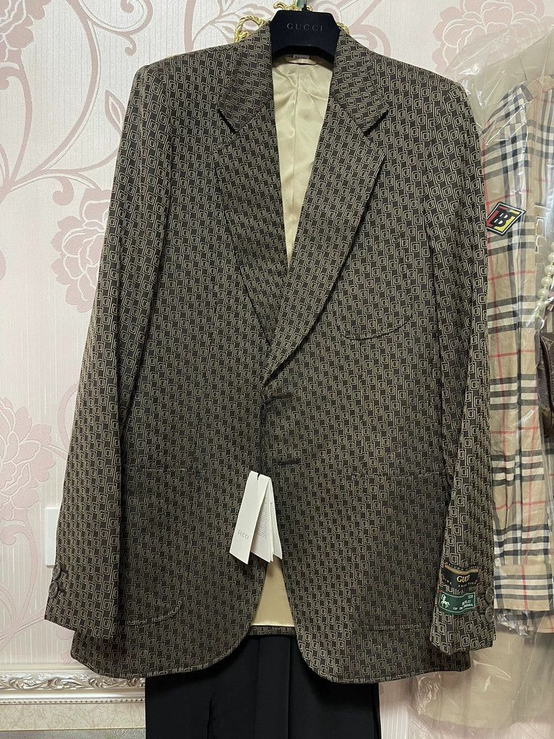 Gucci New men's laccard wool suit jacket 2502-Nextarrow