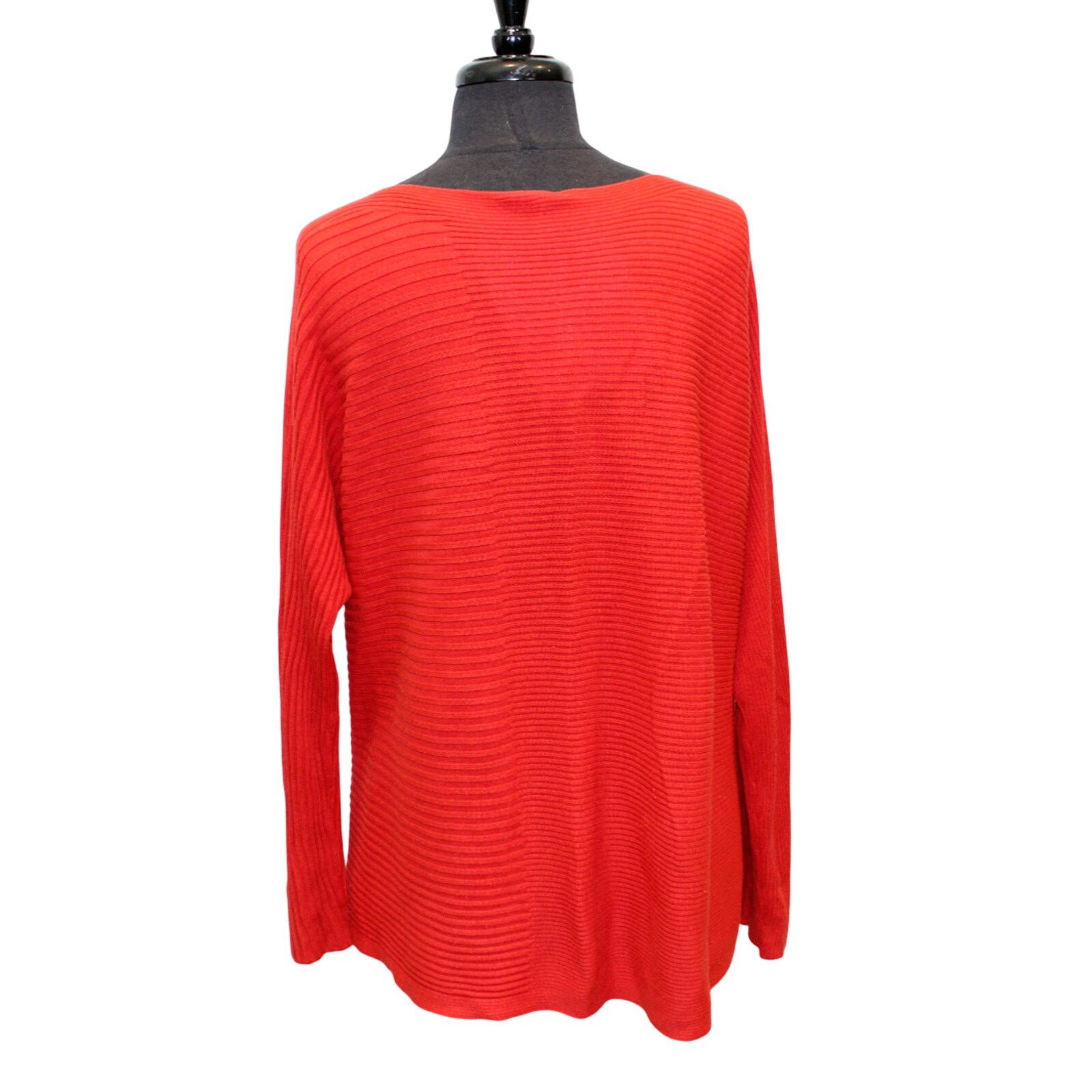 Eileen Fisher EILEEN FISHER V-Neck Ribbed Knit Tencel Pullover Sweater XL Size XL / US 12-14 / IT 48-50 - 3 Thumbnail