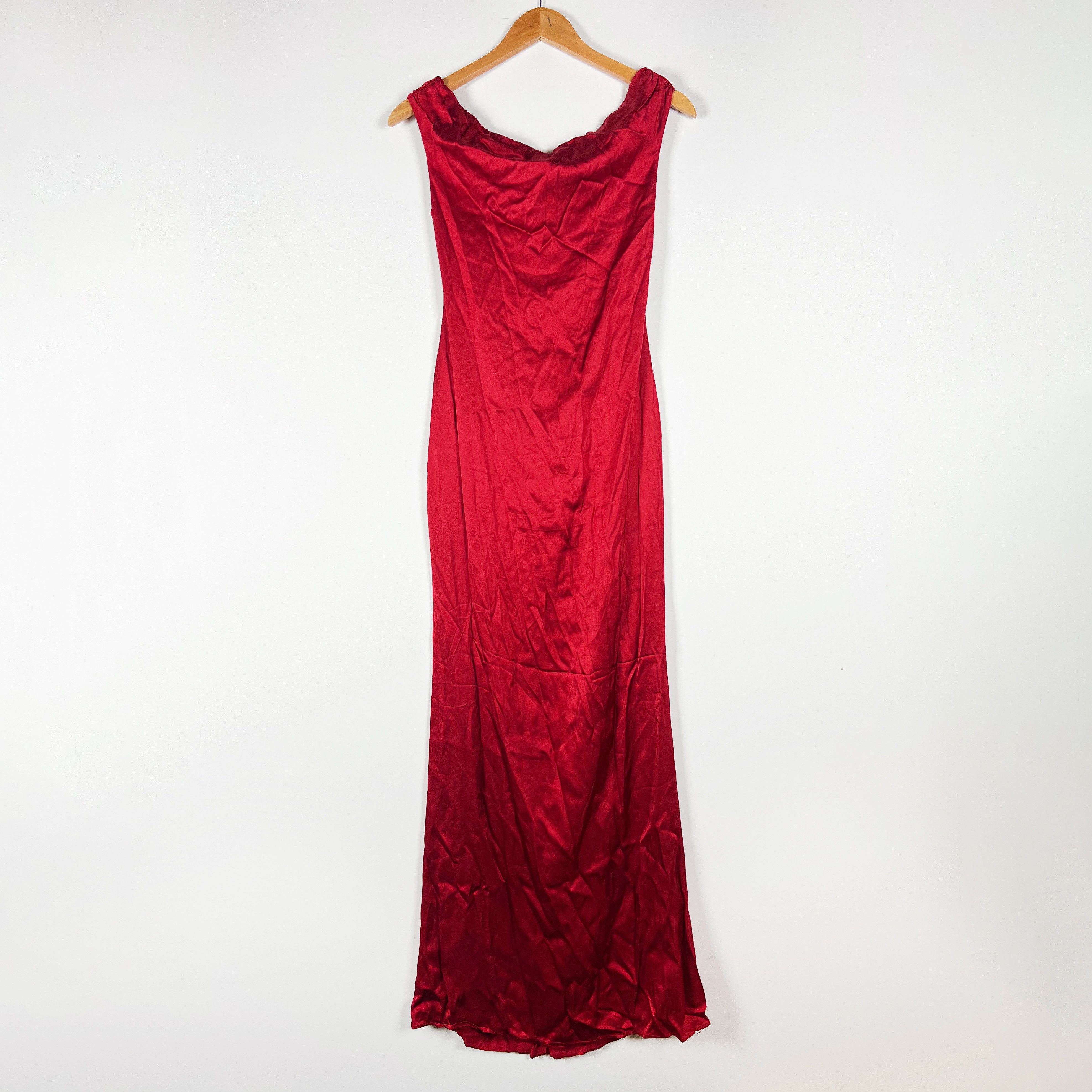 Lovers and Friends Lovers And Friends Mariam Red Satin Off Size XS / US 0-2 / IT 36-38 - 1 Thumbnail
