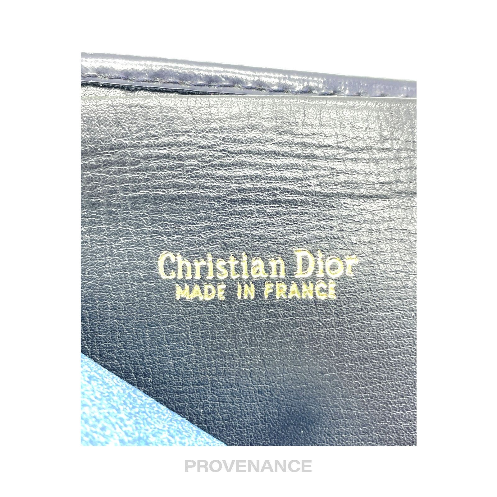 Dior 🔴 Dior Oblique Trotter Bifold Wallet - Navy Jacquard Size ONE SIZE - 7 Thumbnail