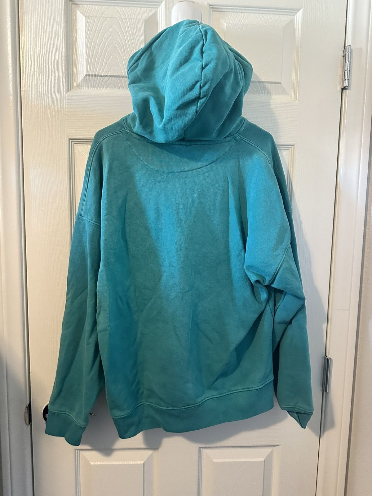 Designer × Vintage Teal Blank Heavyweight Hoodie Size US L / EU 52-54 / 3 - 2 Thumbnail