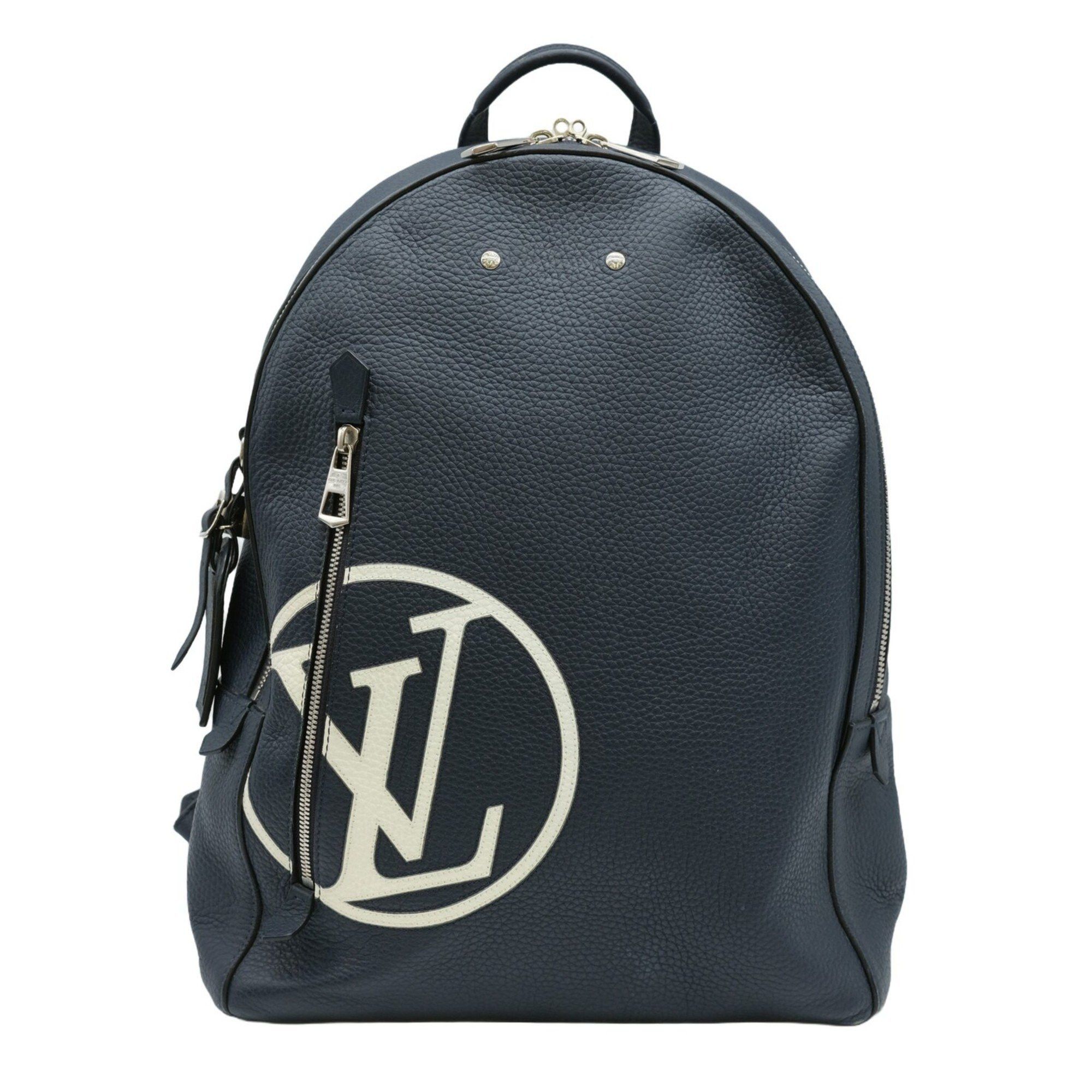 LOUIS VUITTON LV Circle Armand Backpack Taurillon Calfskin Dark Navy M53442
