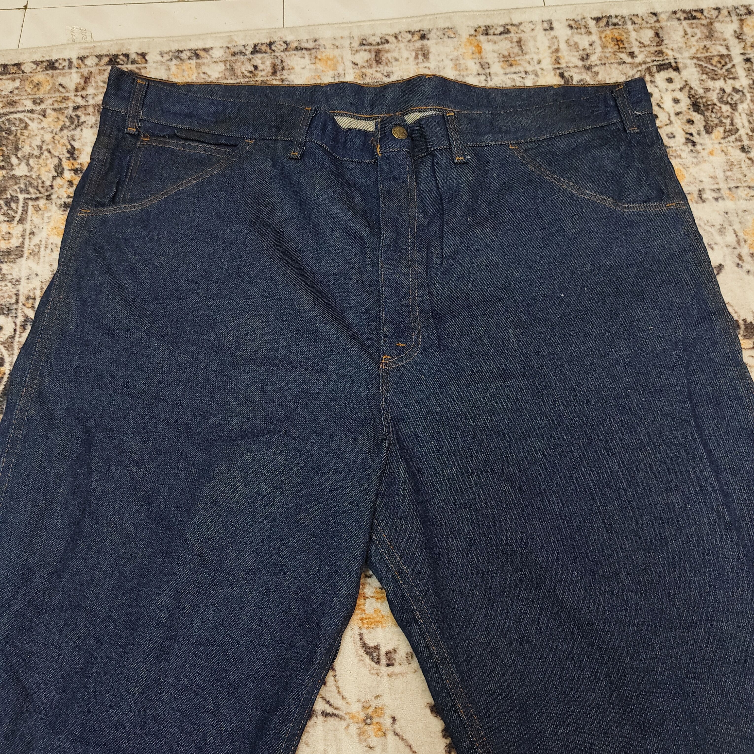 Vintage Vintage 70s 80s Saddle King Oversized US 46 Jean Size US 44 / EU 60 - 3 Thumbnail