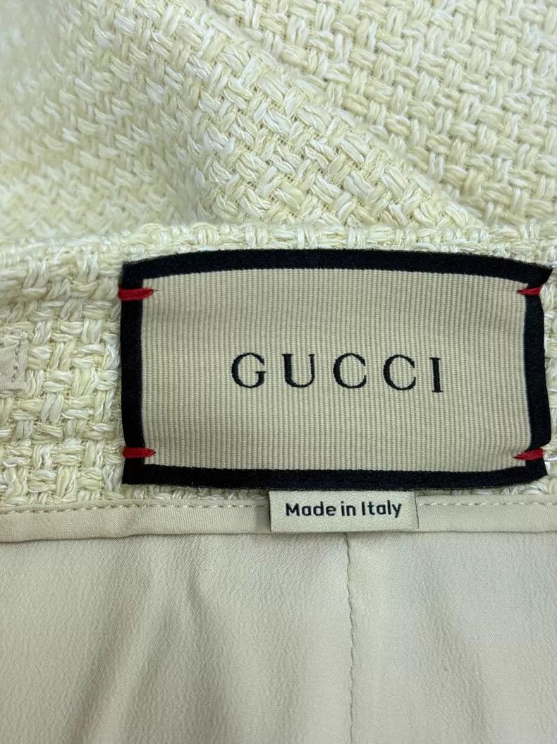 Gucci Gucci Beige braided shorts Size 26" / US 2 / IT 38 - 4 Thumbnail