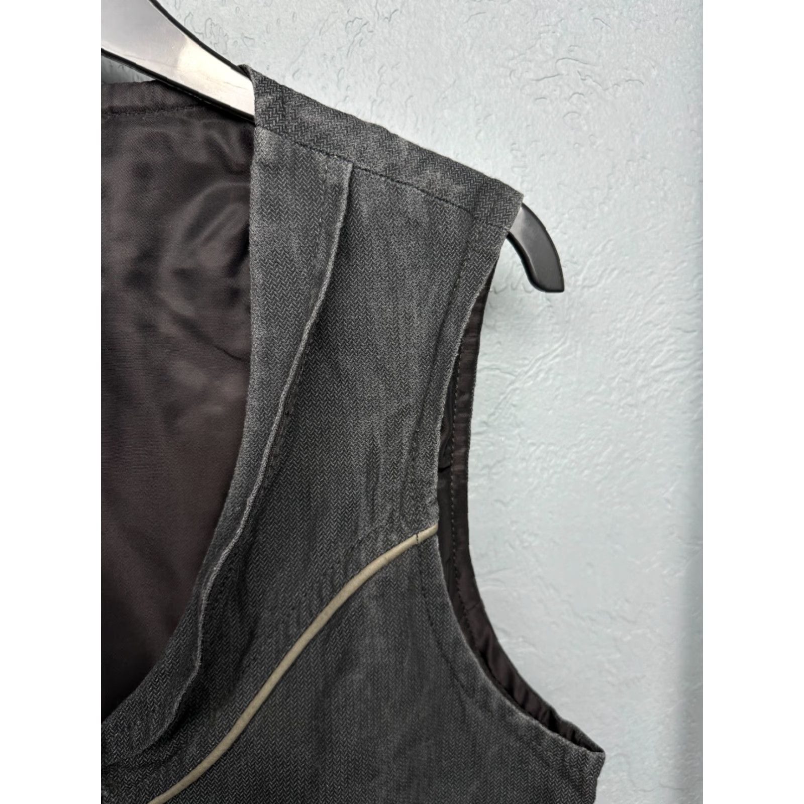 Diesel VINTAGE Diesel Vest Mens Cotton - Metal Vest Shirt Jacket 90s Style Black Size M Boys Mens Size US M / EU 48-50 / 2 - 3 Thumbnail