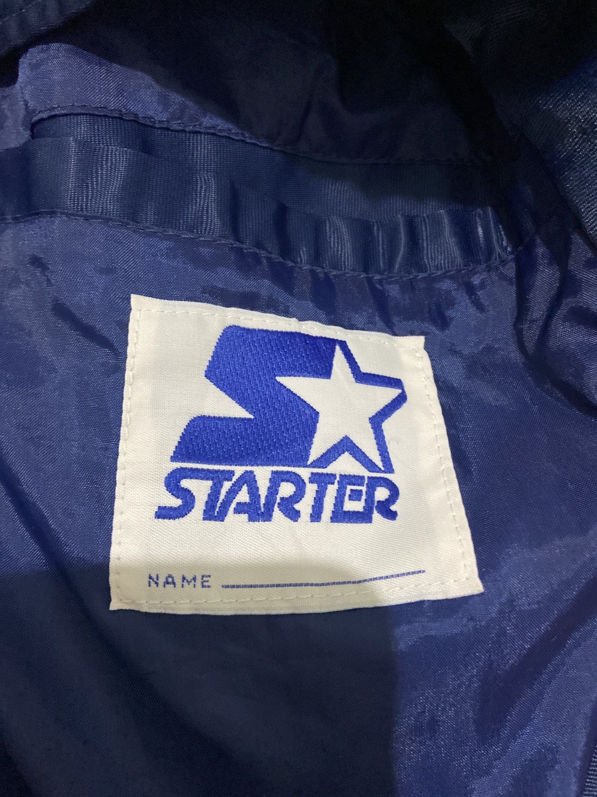 Starter × Vintage CLEVELAND INDIANS 90’S SATIN BASEBALL JACKET Size US XL / EU 56 / 4 - 5 Thumbnail