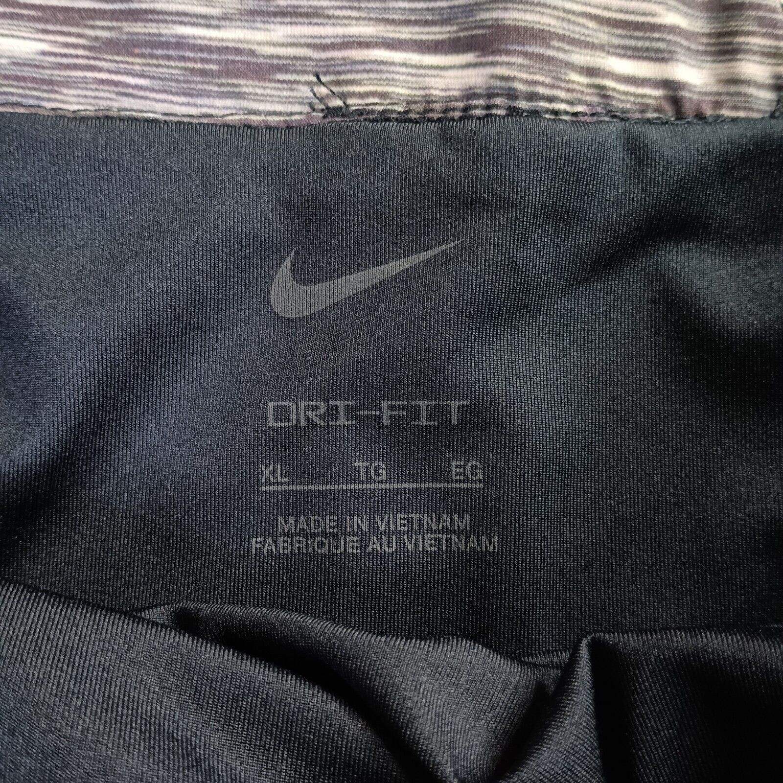 Nike Nike Womens Dri-FIT 3" Brief-Lined Shorts Gray Black Size XL Size 36" / US 14 / IT 50 - 3 Thumbnail