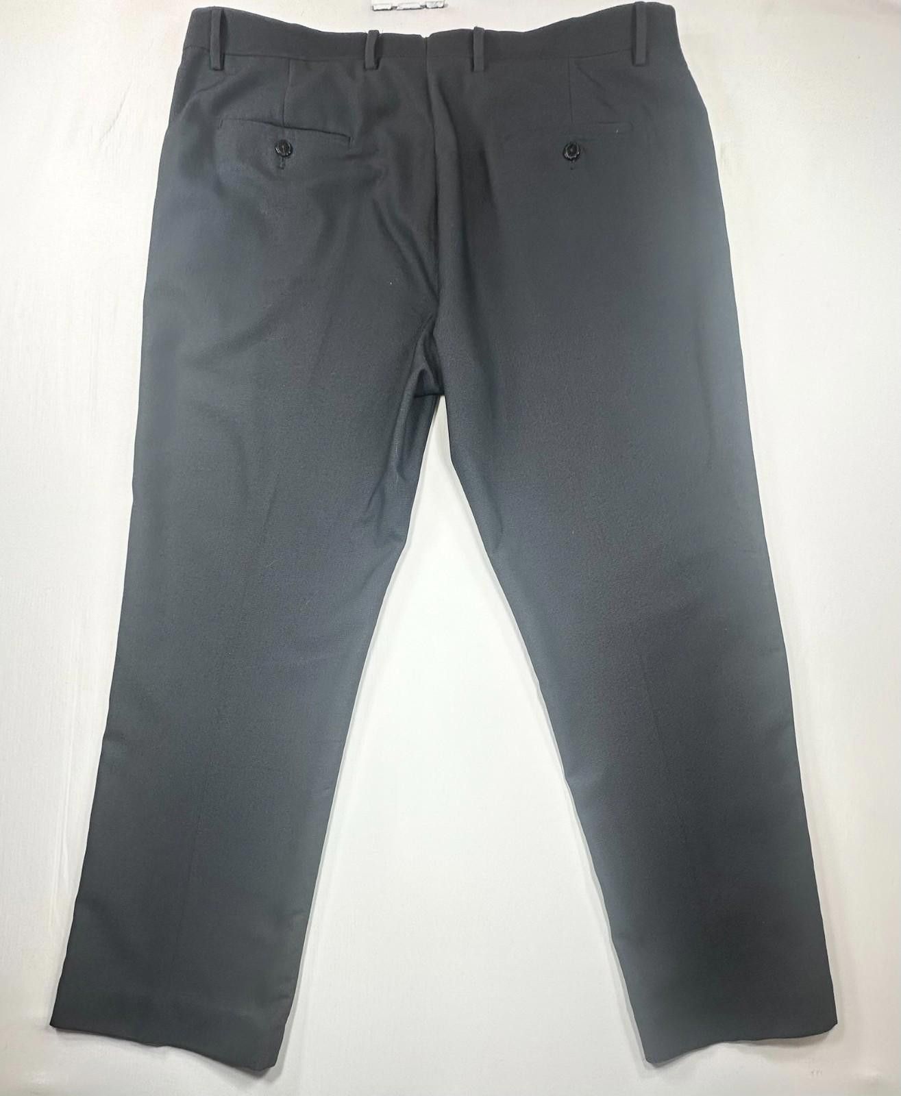 Axist Axist Straight Leg Flat Front Dress Pants Blue Men's 40/30 Size US 40 / EU 56 - 2 Thumbnail