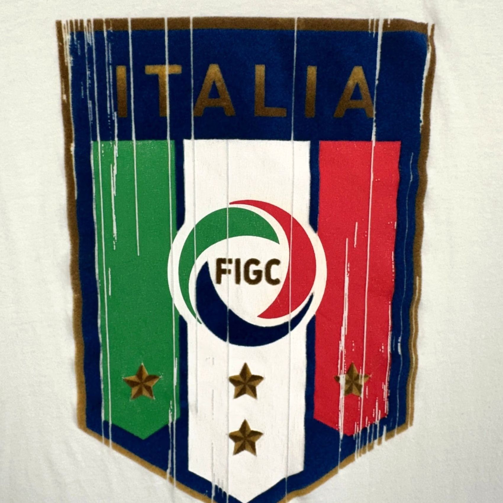 Puma Puma T-Shirt Mens Large White Italia Crewneck Outdoor Short Sleeve Tee Soccer Shirt Size US L / EU 52-54 / 3 - 4 Thumbnail