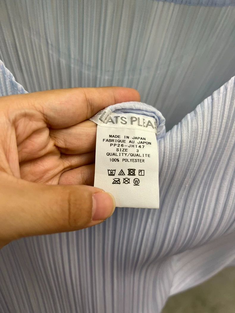Issey Miyake Issey Miyake Blue pleated skirt Size L / US 10 / IT 46 - 3 Thumbnail
