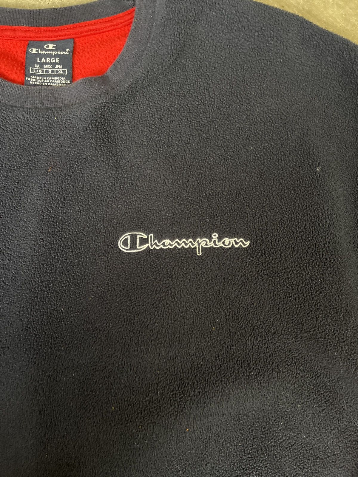 Champion Retro Champion Sherpa Fleece Pullover Crewneck Size US L / EU 52-54 / 3 - 5 Thumbnail