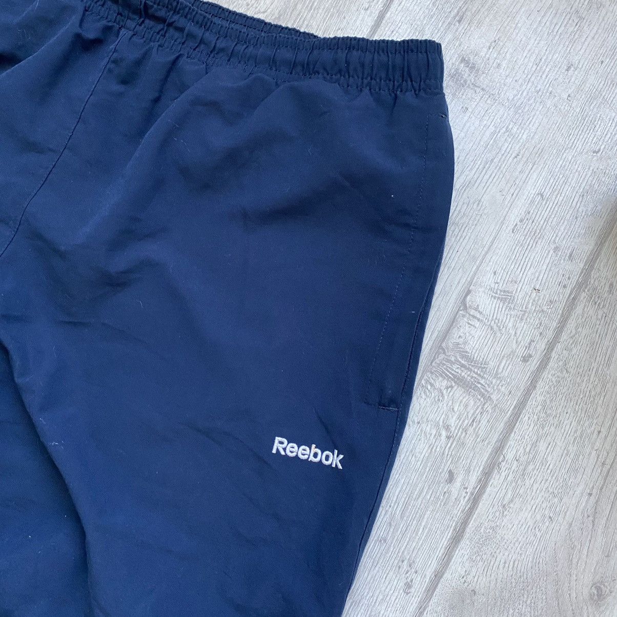 Reebok × Vintage Vintage 00s Reebok Nylon Track Baggy Pants Y2K Nike Drill Size US 32 / EU 48 - 4 Thumbnail