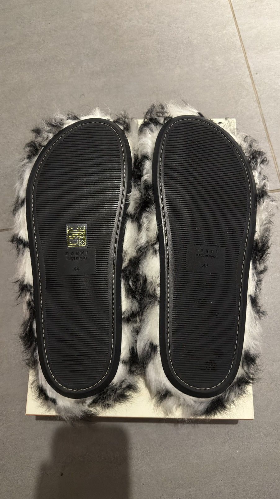 Marni NEW Black and White Marni Slides 11US EU44 Size US 11 / EU 44 - 8 Thumbnail