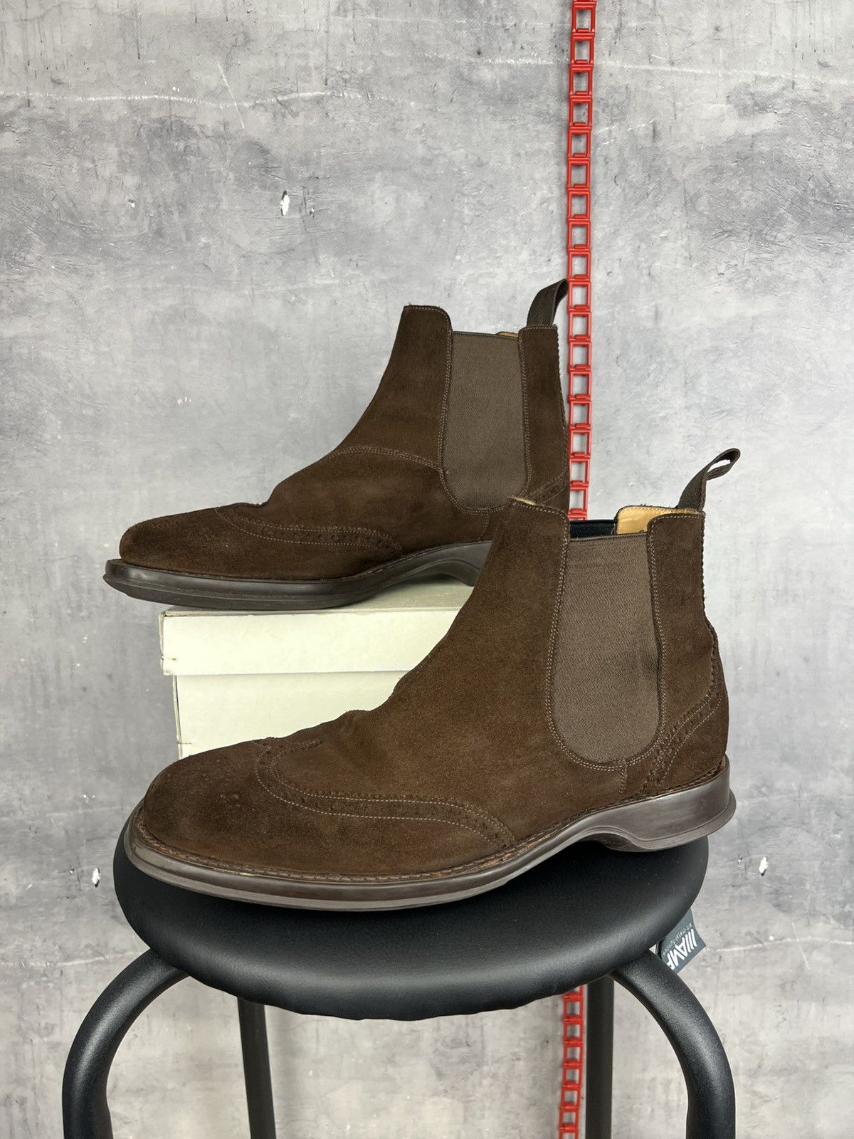 Church's Church's Brown Suede Chelsea Boots Shoes UK 9 F US 10 EU 43 Size US 10 / EU 43 - 22 Thumbnail