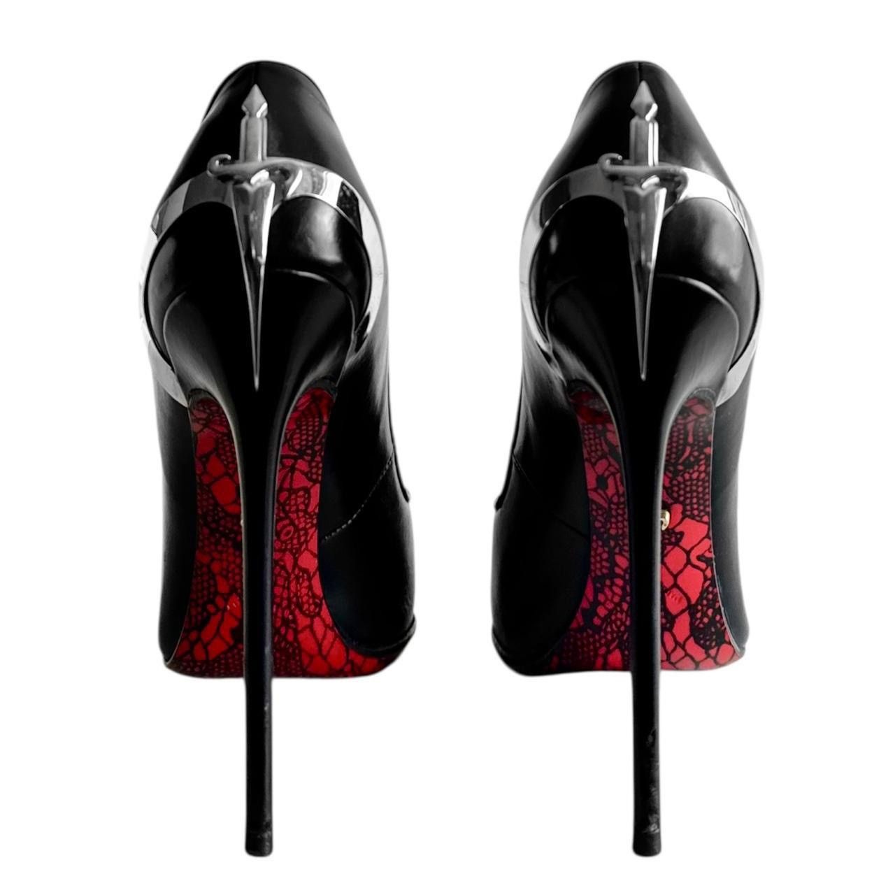 Paciotti Cesare Paciotti Dagger Heels Size US 8.5 / IT 38.5 - 2 Thumbnail