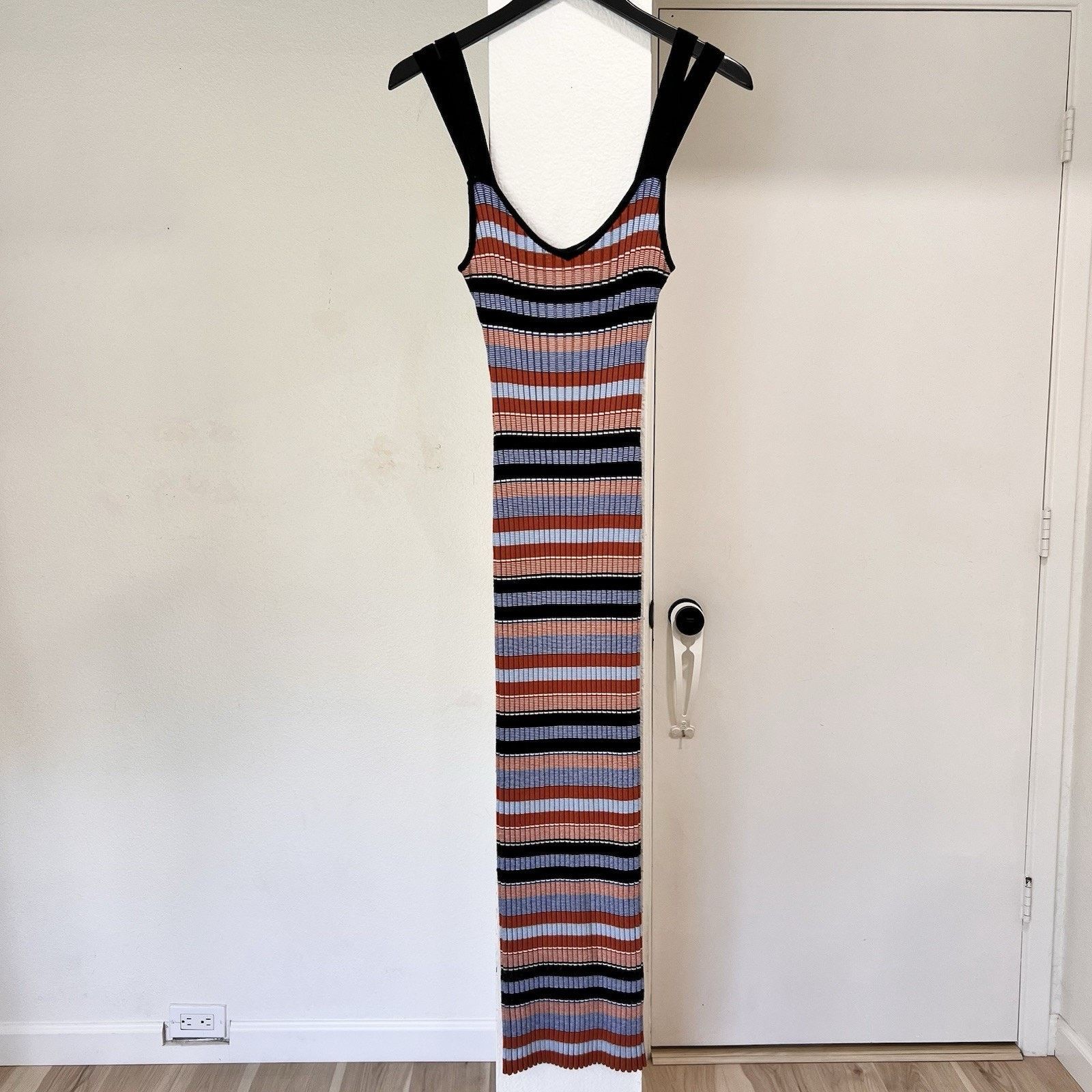 Ronny Kobo Ronny Kobo Ribbed Knit Dress (M) Maxi Bodycon Size M / US 6-8 / IT 42-44 - 2 Thumbnail