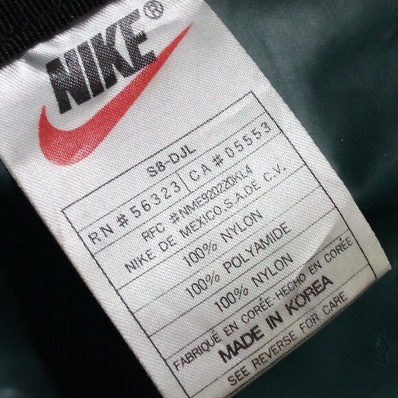 Nike × Vintage Vintage 90s Nike Swoosh Duffel Bag Teal Size ONE SIZE - 4 Thumbnail