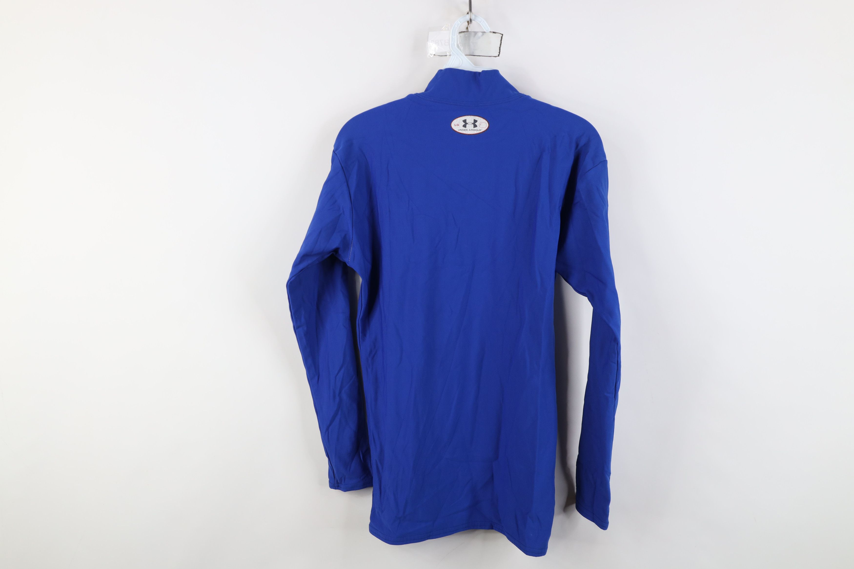 Under Armour Vintage Under Armour Compression Mock Neck T-Shirt Royal USA Size US L / EU 52-54 / 3 - 11 Thumbnail