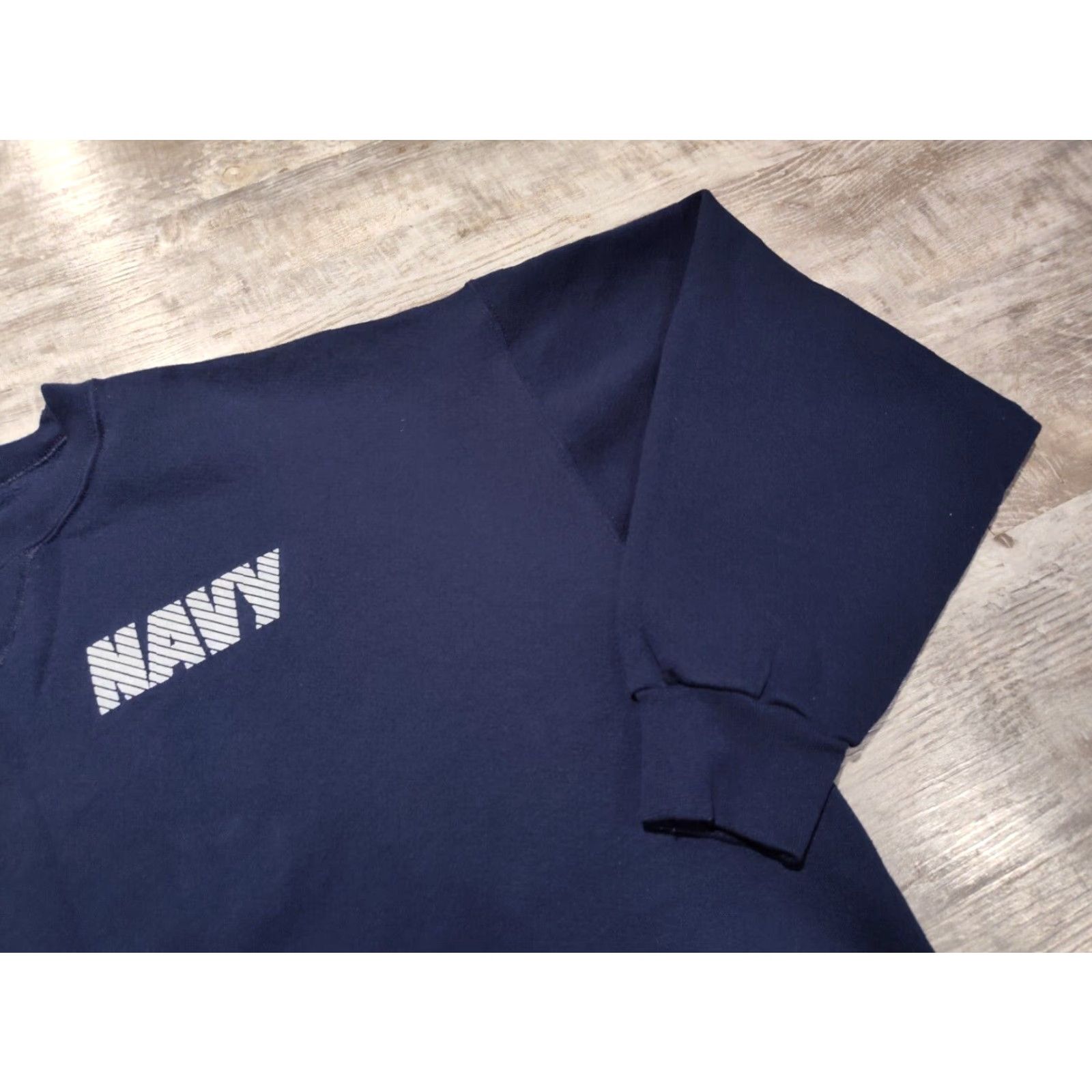 Soffe Vintage U.S. Navy Originals Men's Crewneck Sweatshirt 2XL Navy Blue Graphic Print Pullover Regular Long Sleeve USA EUC Size US XXL / EU 58 / 5 - 3 Thumbnail
