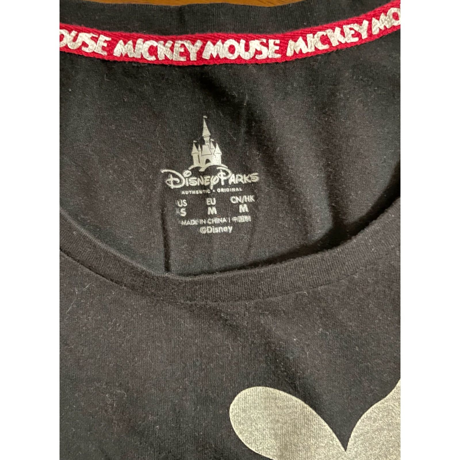 Disney VINTAGE Mickey Mouse Disneyland Resort Womens Graphic T-Shirt Black Small Size S / US 4 / IT 40 - 3 Thumbnail