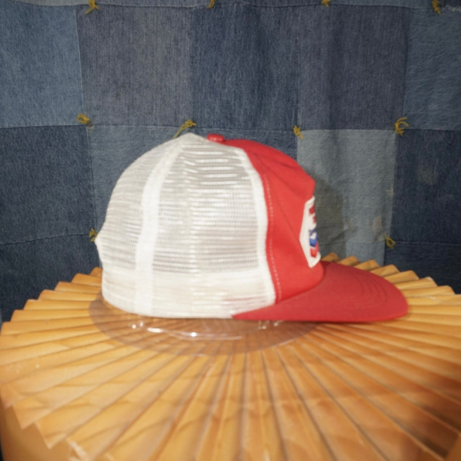 Vintage OSFA - Vintage Y2K MOORE aviation chevron patch trucker hat Size ONE SIZE - 5 Thumbnail
