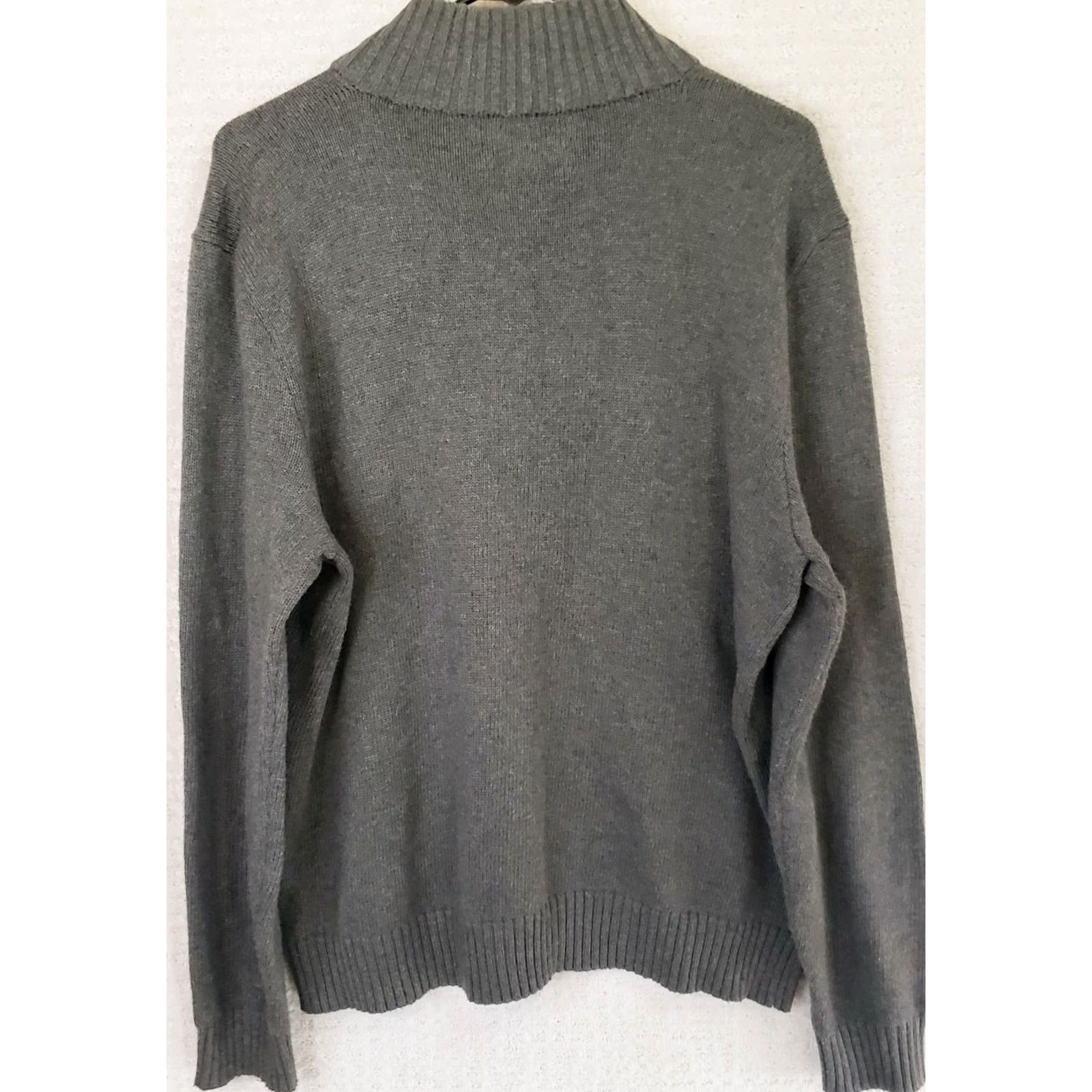 Polo Ralph Lauren Polo Ralph Lauren Sweater Men L Gray Cotton Knit 1/4 Zip Mock Neck Polo Ralph Lauren Sweater L Gray Cotton Knit 1/4 Zip Mock Neck Size US L / EU 52-54 / 3 - 6 Thumbnail