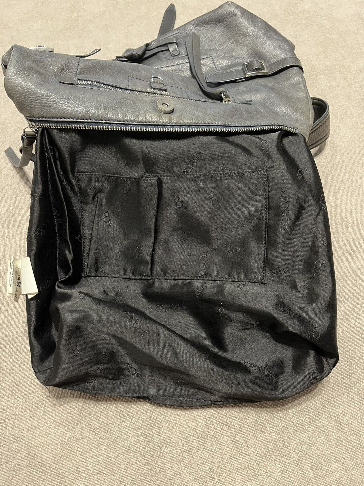 Max Mara Max&co Womens Leather Backpack Bag Vintage Y2K Handle Mara Size ONE SIZE - 15 Thumbnail