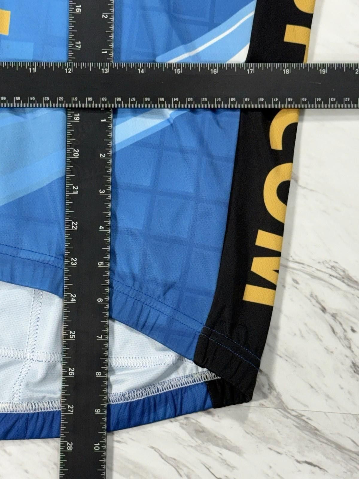 Other RBF Consulting Cycling Jersey Men’s Blue/Gold Bike Gear L #8 Size ONE SIZE - 3 Thumbnail