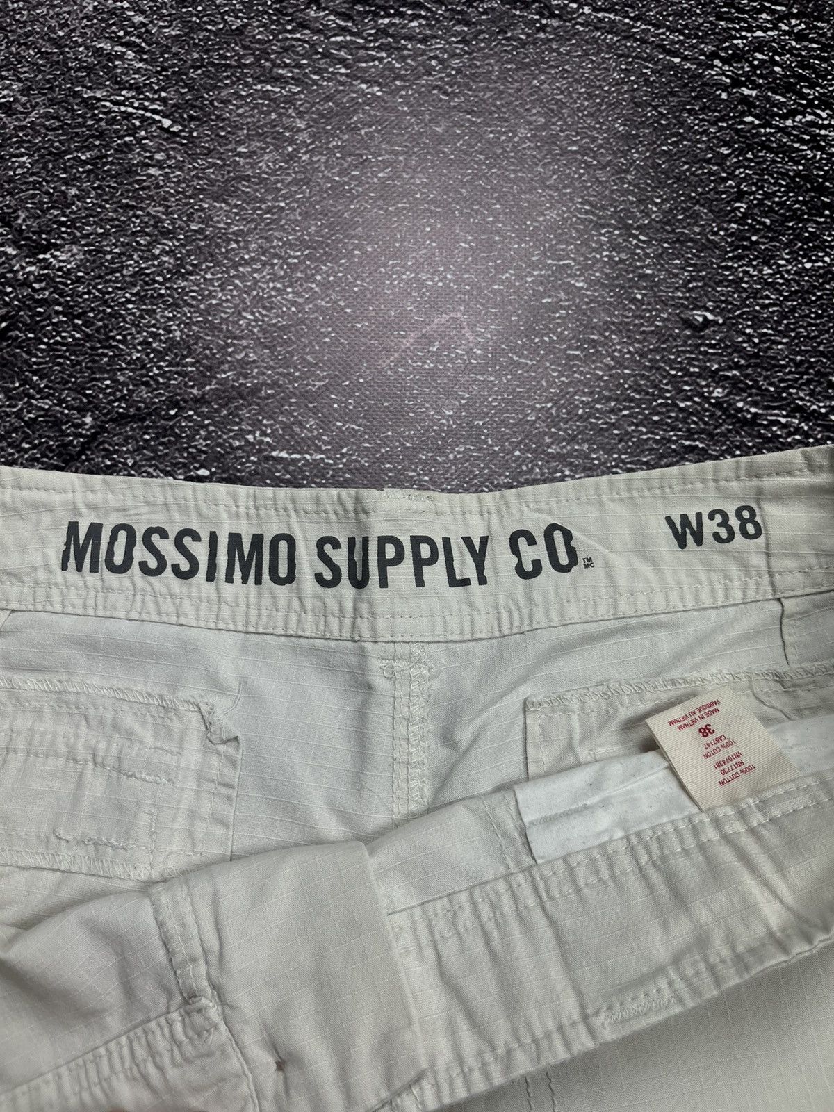 Mossimo Beige Cargo Shorts Vintage Mossimo Supply Co Size US 38 / EU 54 - 7 Thumbnail