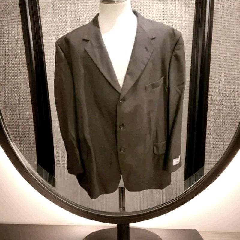 Pierre Cardin Vintage Pierre Cardin Black Bouclé Wool Men’s Blazer 40 R Size 40R - 1 Thumbnail