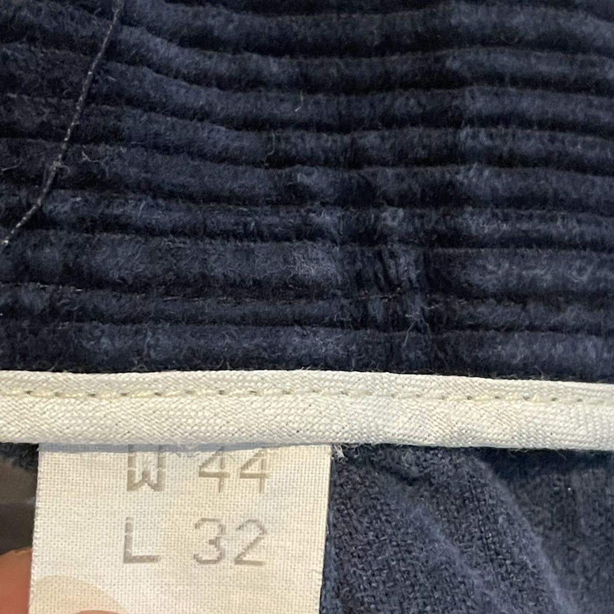 Hunt Club Vintage 90s Hunt Club Mens 44x32 Corduroy Pants Navy Blue Size US 40 / EU 56 - 4 Thumbnail