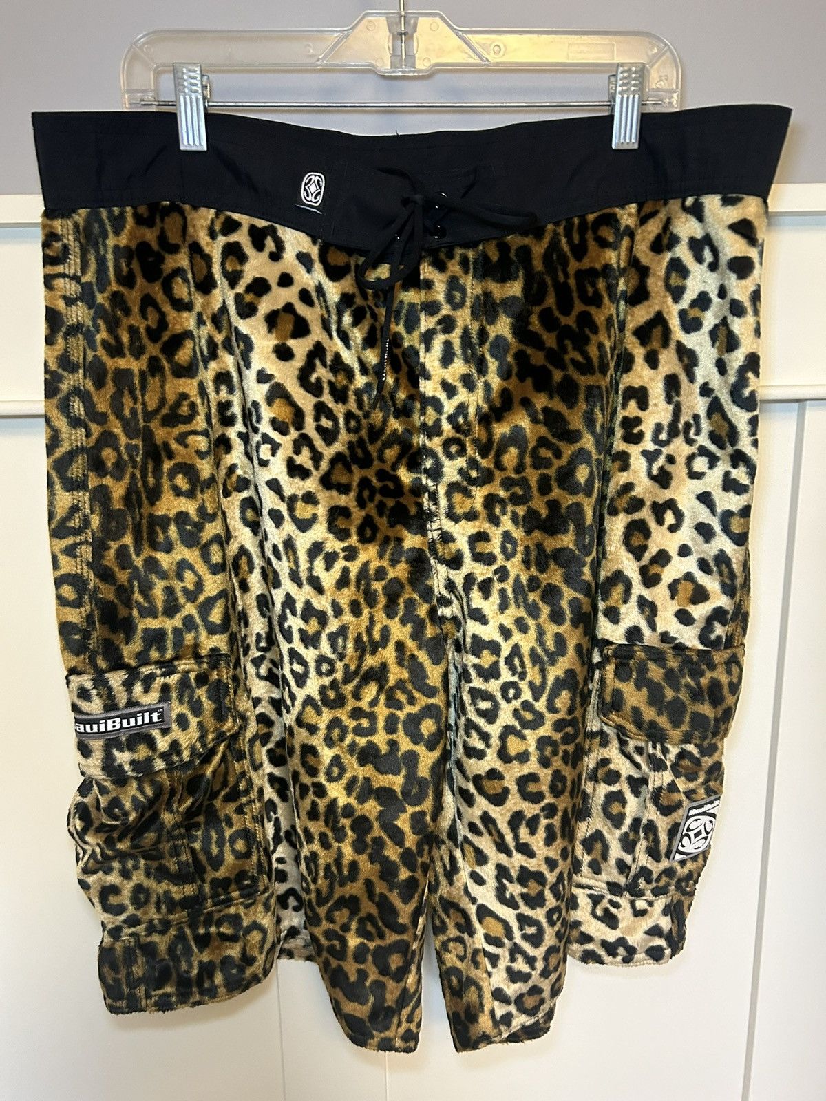 Other Vintage Maui Built fur leopard swim shorts Size US 36 / EU 52 - 1 Thumbnail