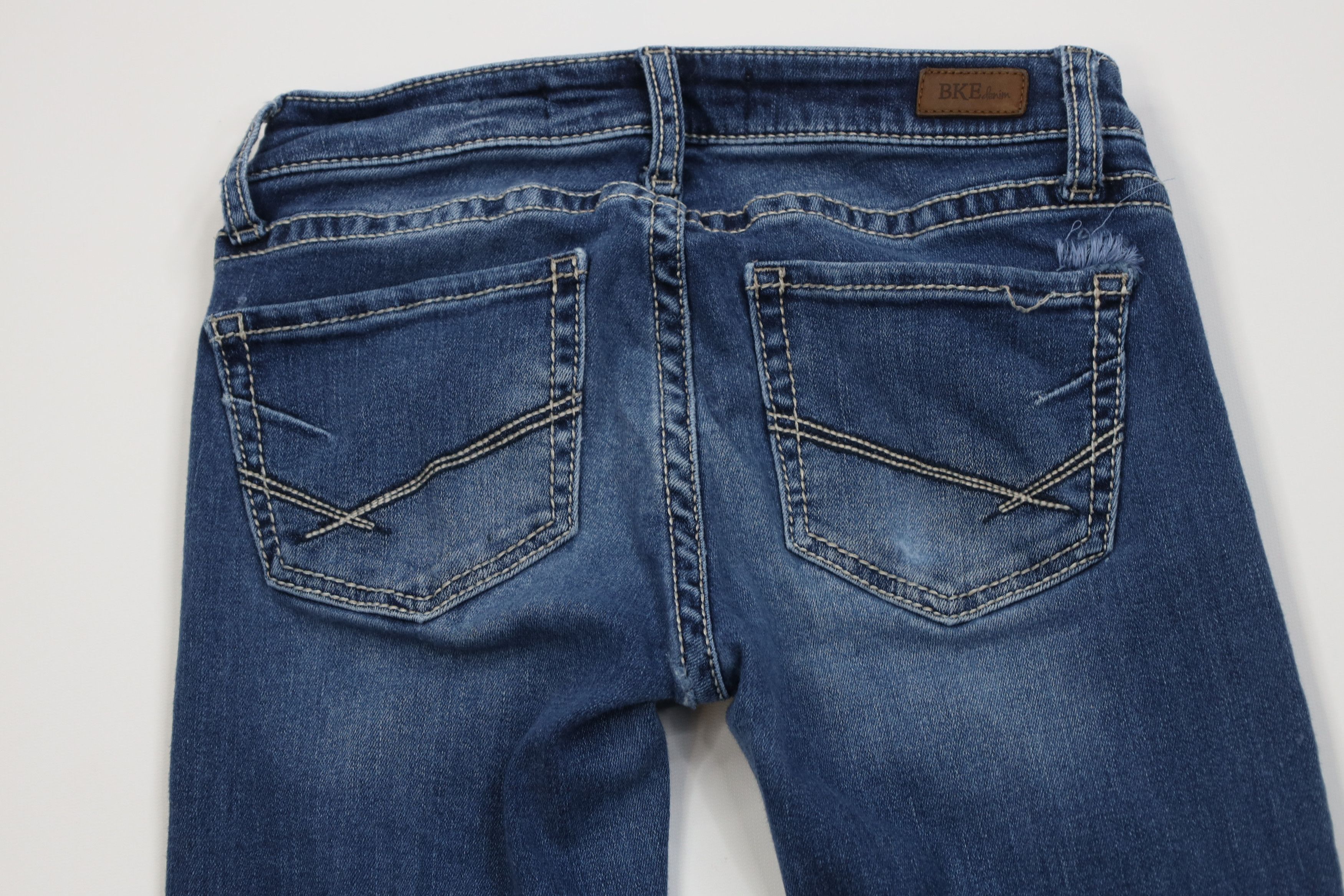 Vintage Buckle BKE Stitch Stretch Stella Slim Low Rise Bootcut Jeans Size 24" / US 00 / IT 34 - 11 Thumbnail