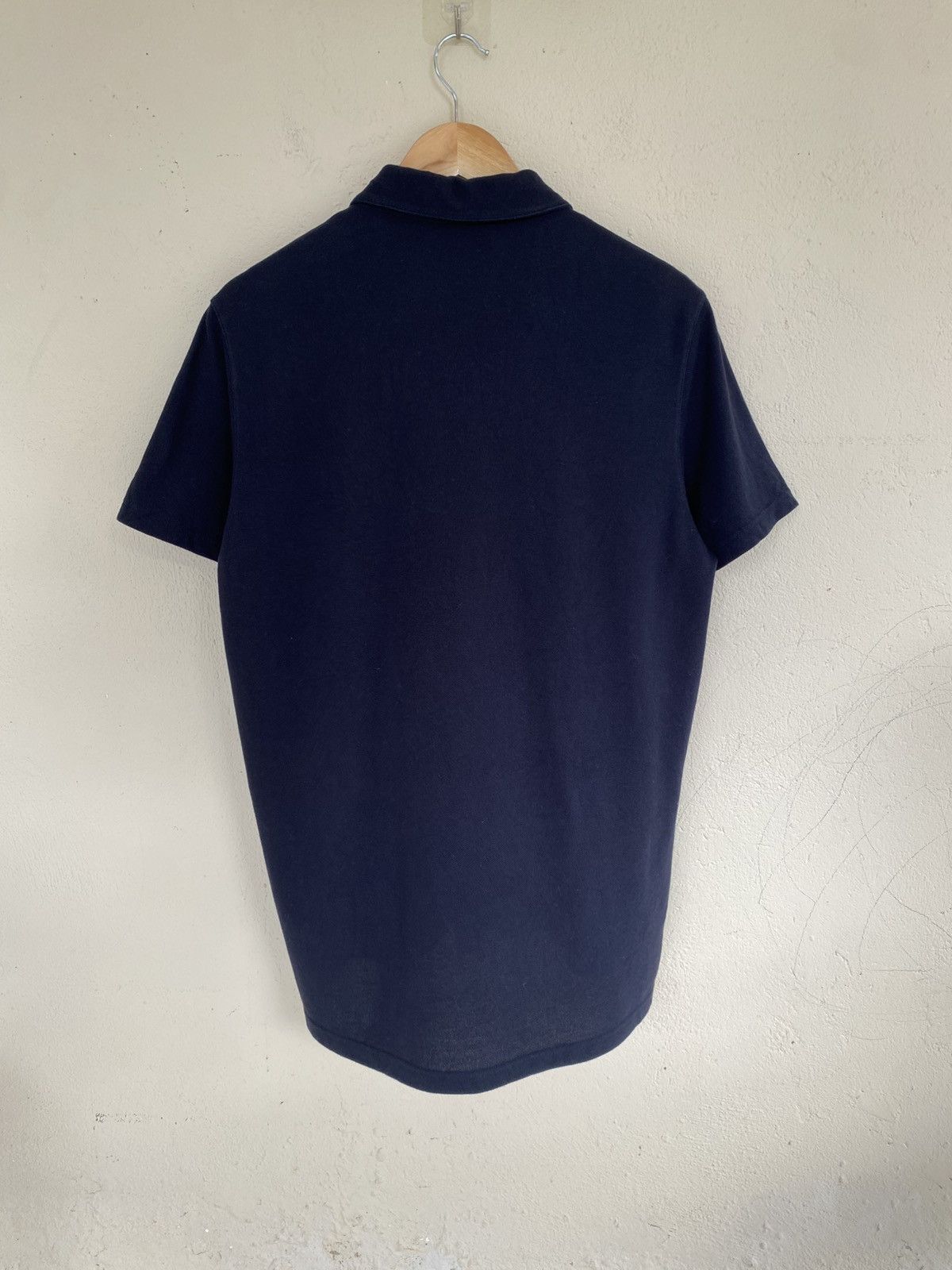 Prada Prada 90s Red Tab Hidden Pocket In Navy Polo Tee Size US M / EU 48-50 / 2 - 2 Thumbnail