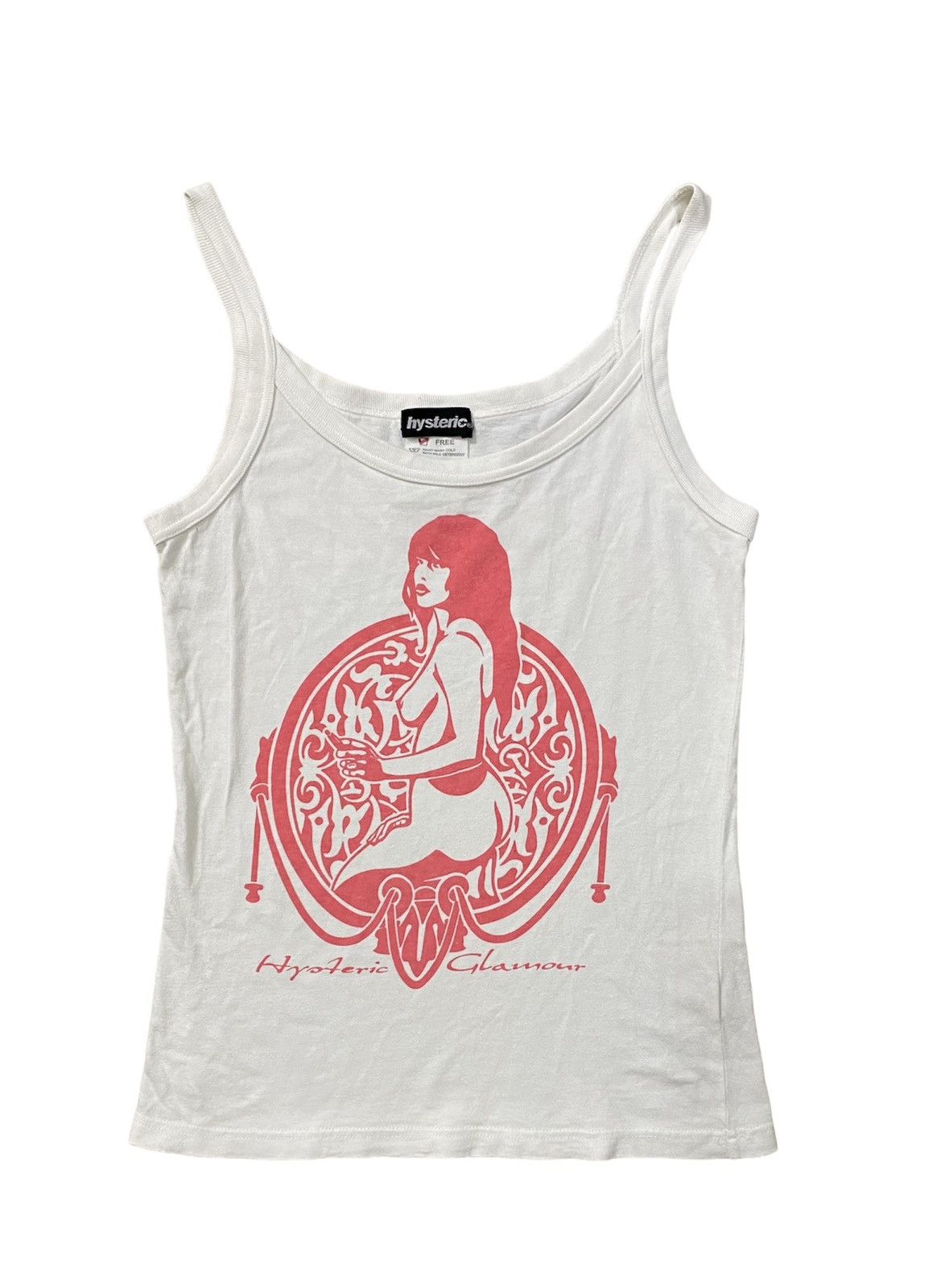 image of Hysteric Glamour 1990S Hysteric Naked Girl Vip Tank in White, Women's (Size XS)